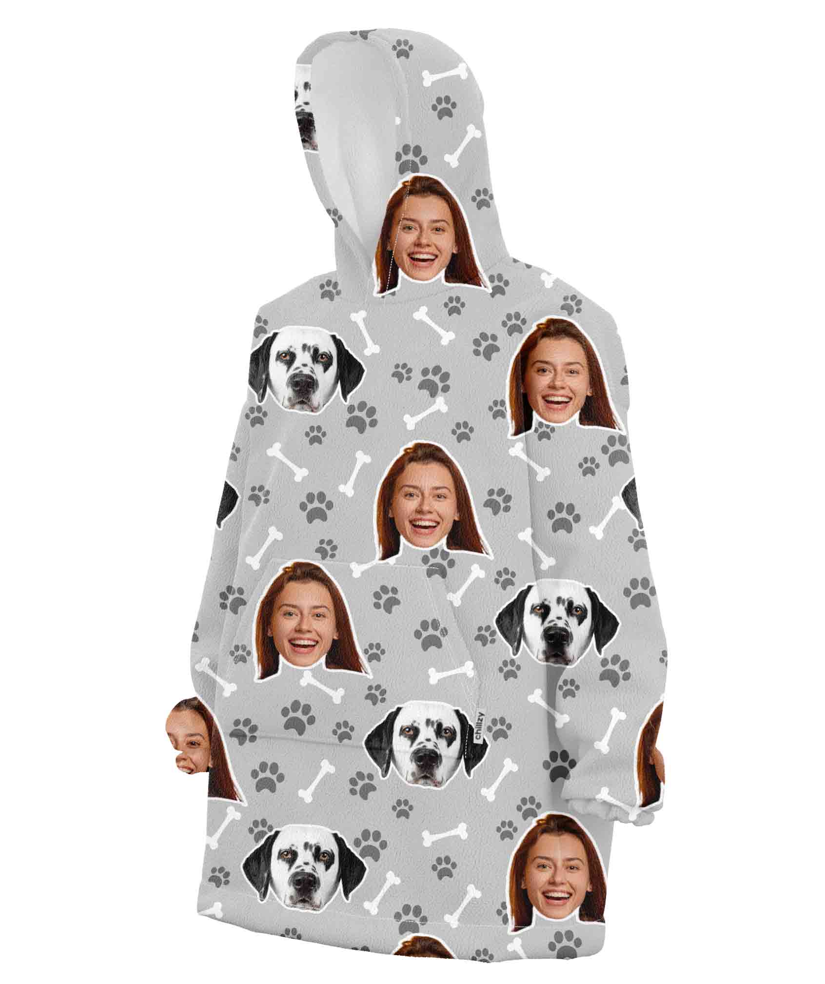 Dog & Owner Hoodie Blanket
