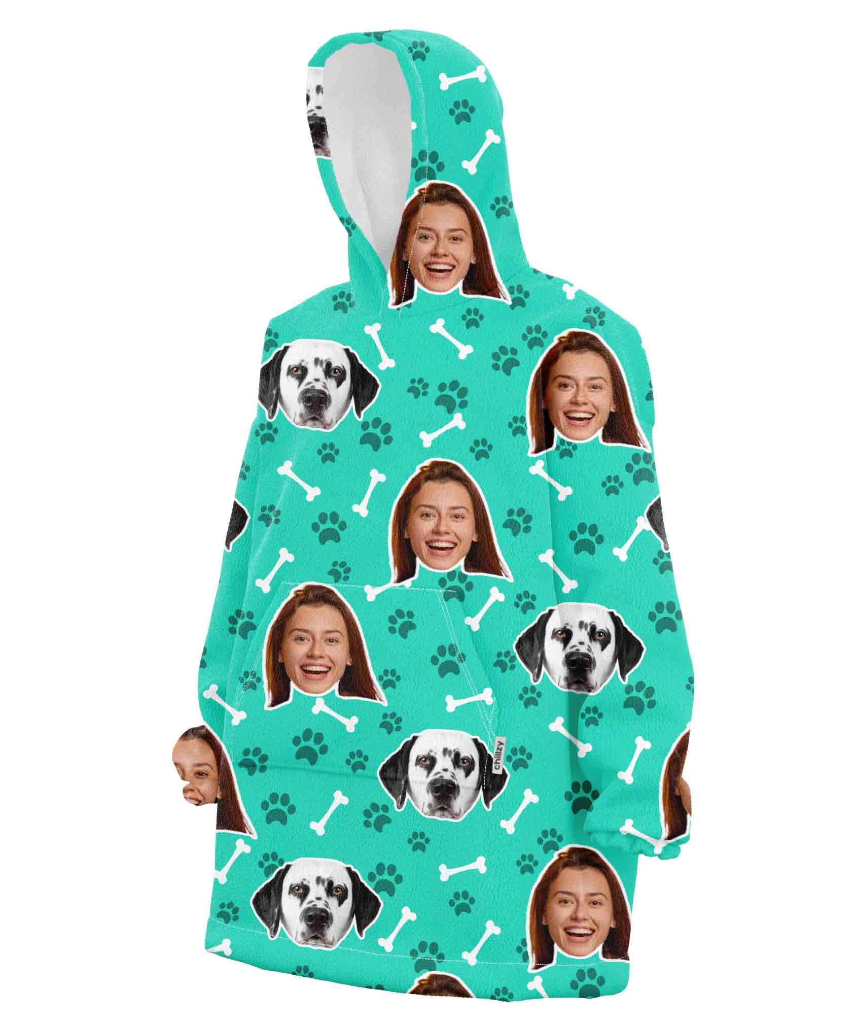 Dog & Owner Hoodie Blanket