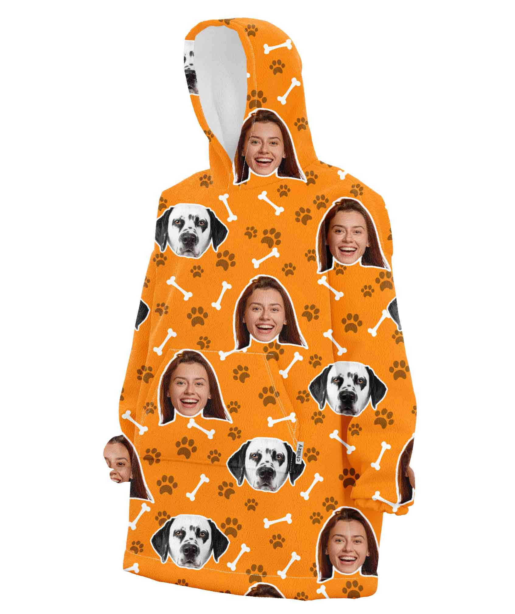 Dog & Owner Hoodie Blanket
