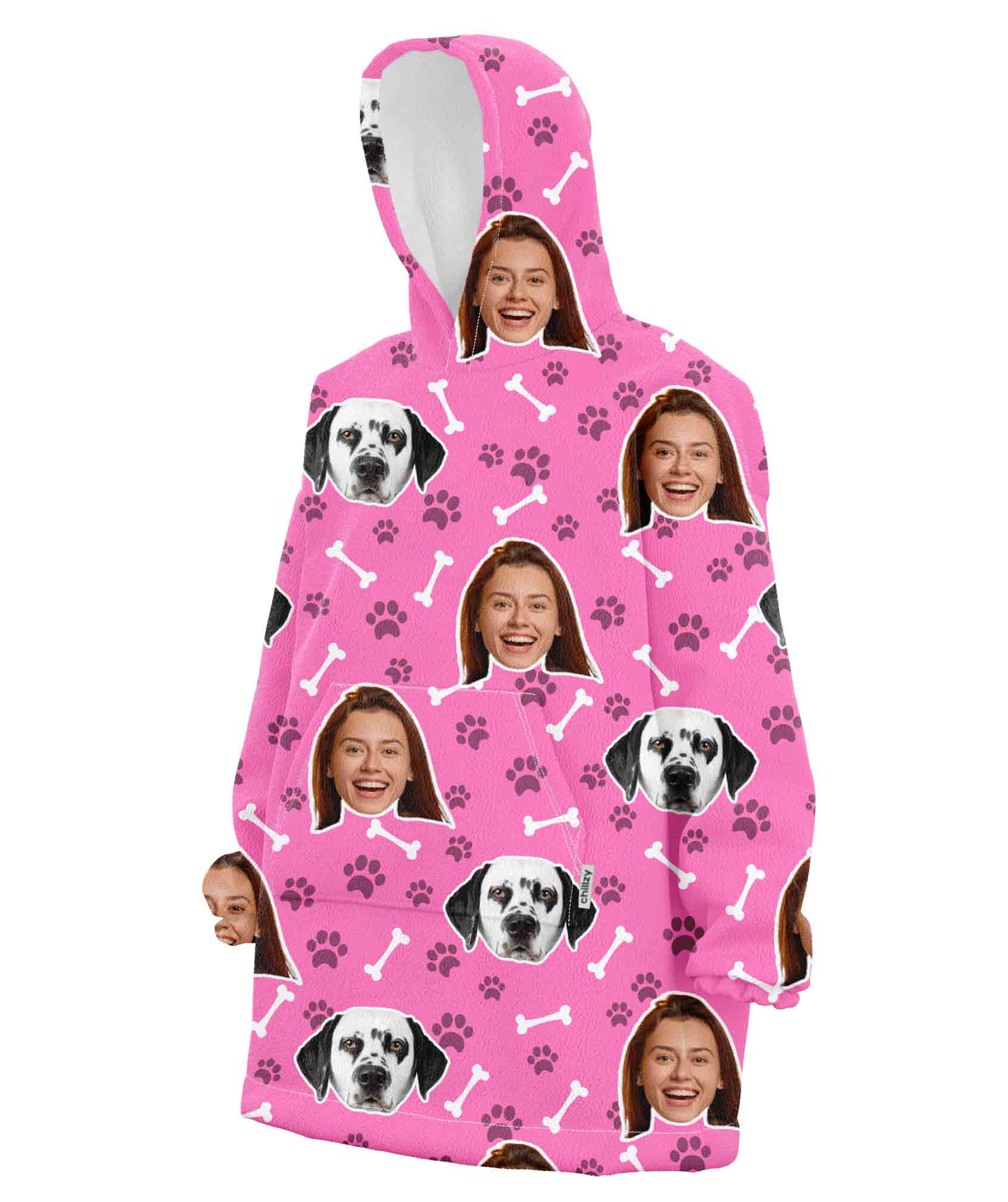 Dog & Owner Hoodie Blanket