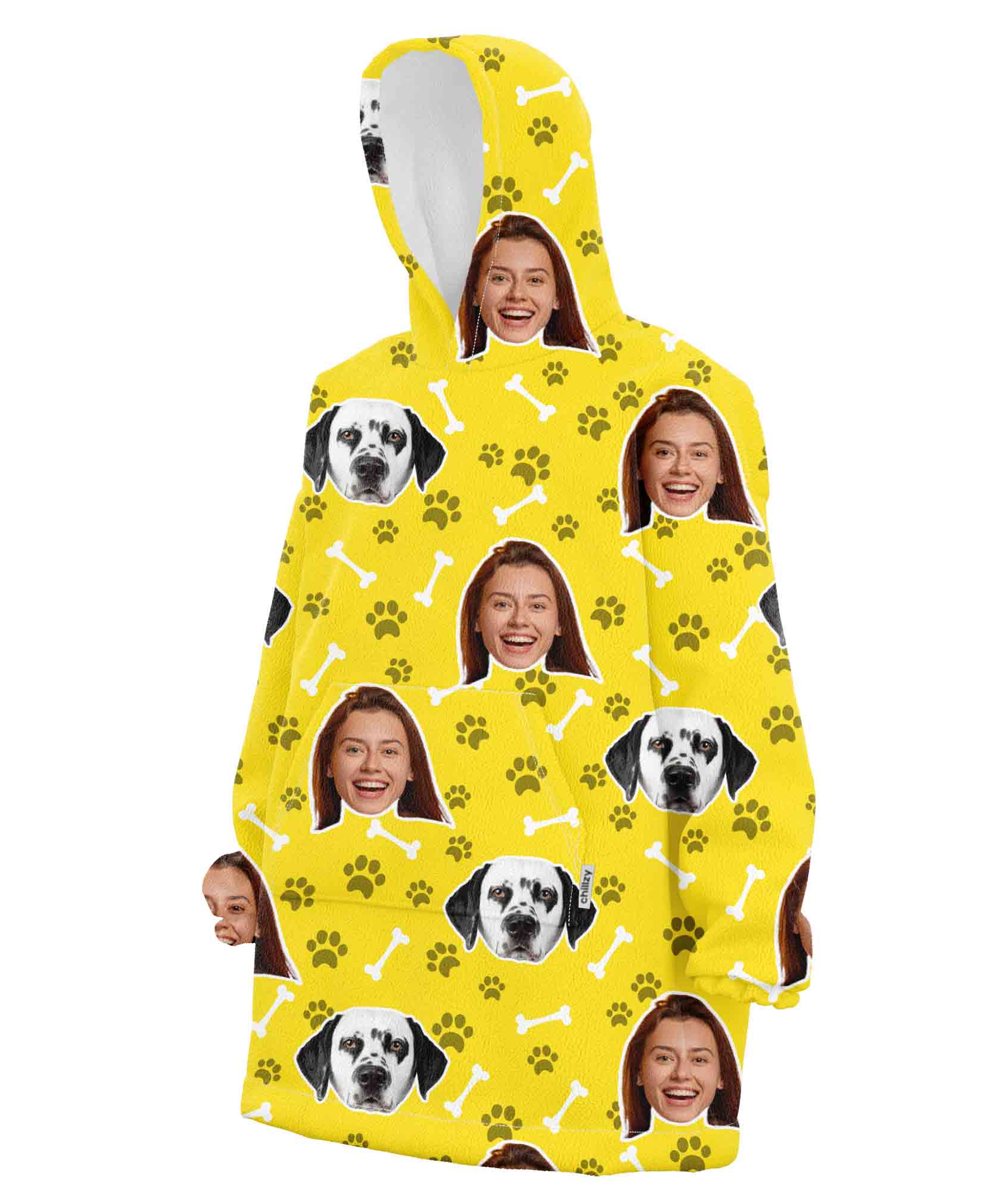 Dog & Owner Hoodie Blanket