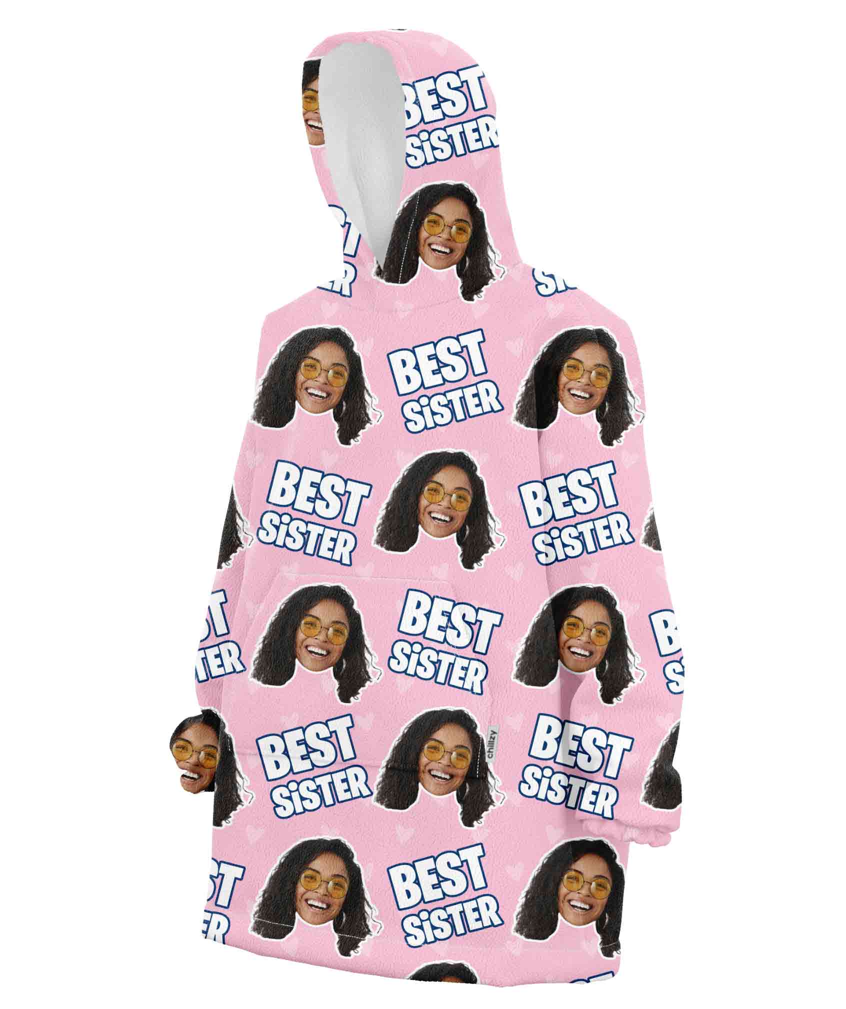 Best Sister Hoodie Blanket