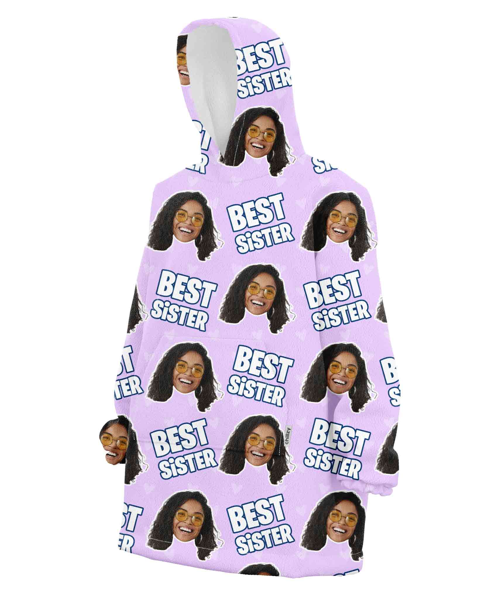 Best Sister Hoodie Blanket