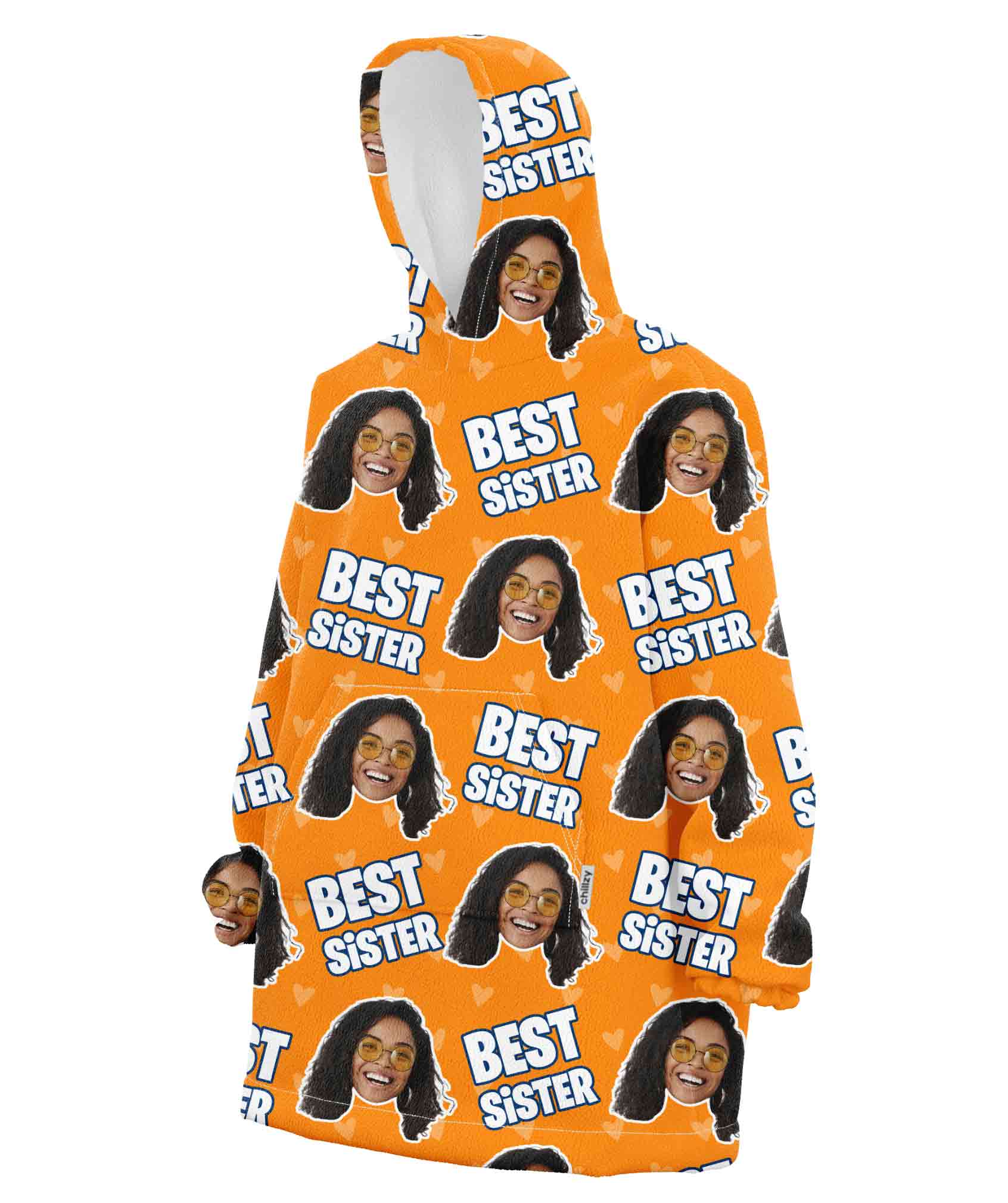 Best Sister Hoodie Blanket