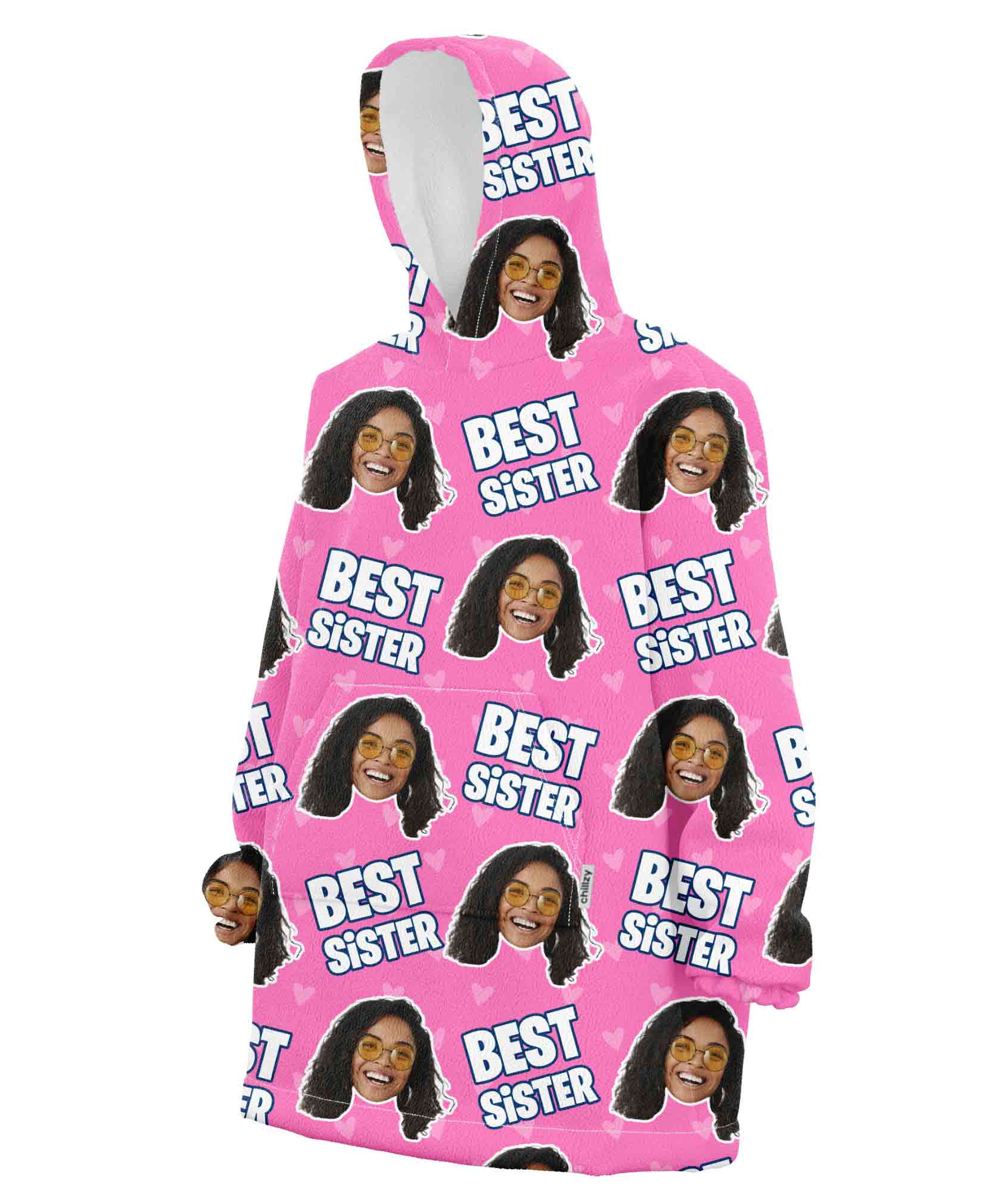 Best Sister Hoodie Blanket