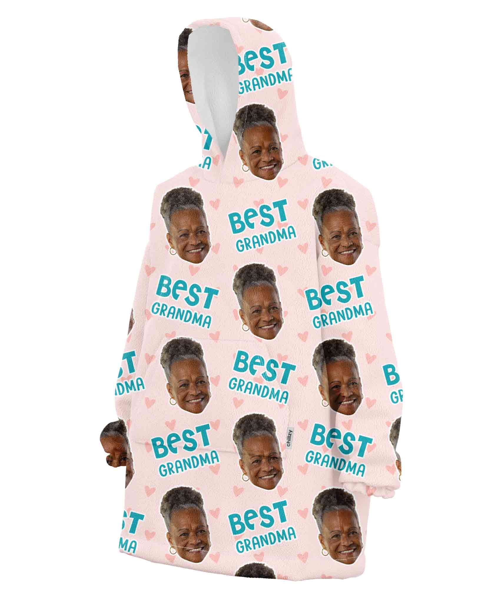 Best Grandma Hoodie Blanket
