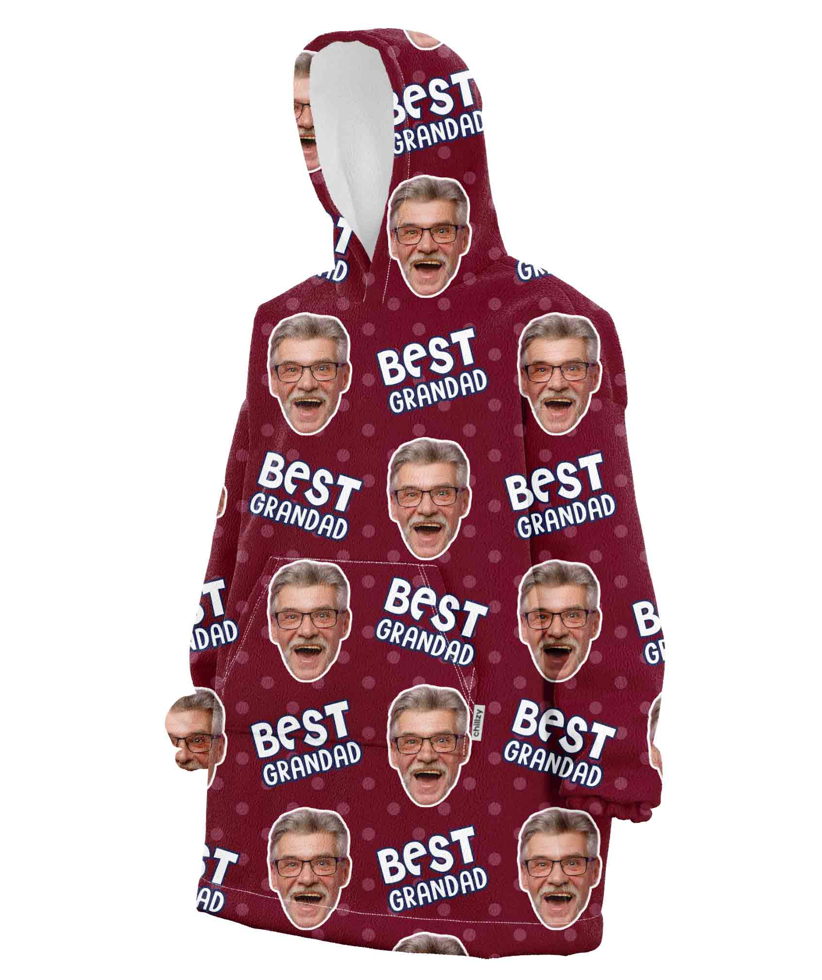 Best Grandad Hoodie Blanket