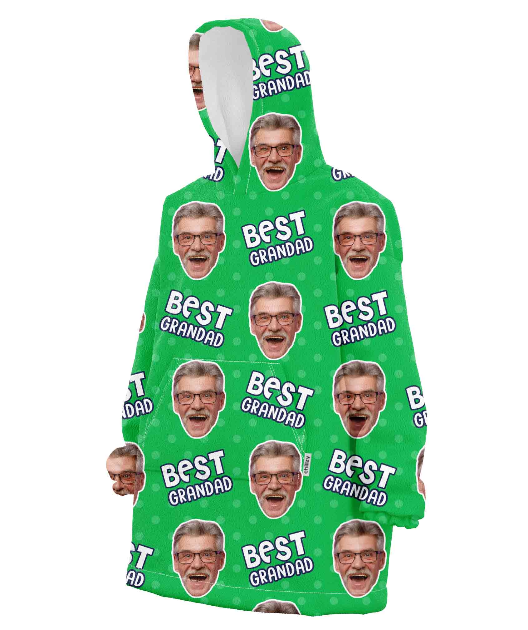 Best Grandad Hoodie Blanket