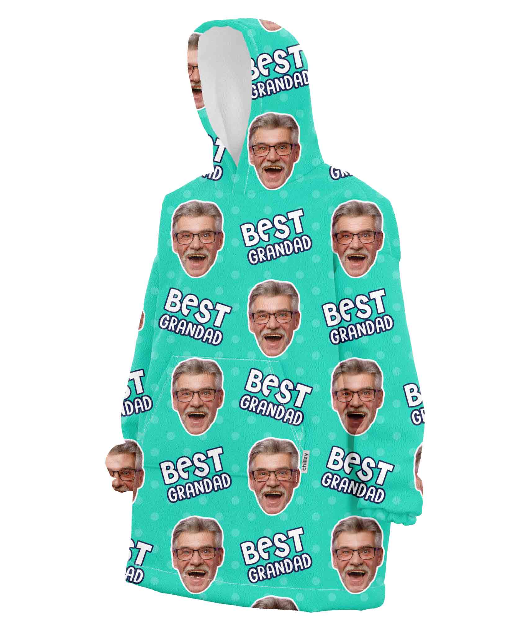 Best Grandad Hoodie Blanket