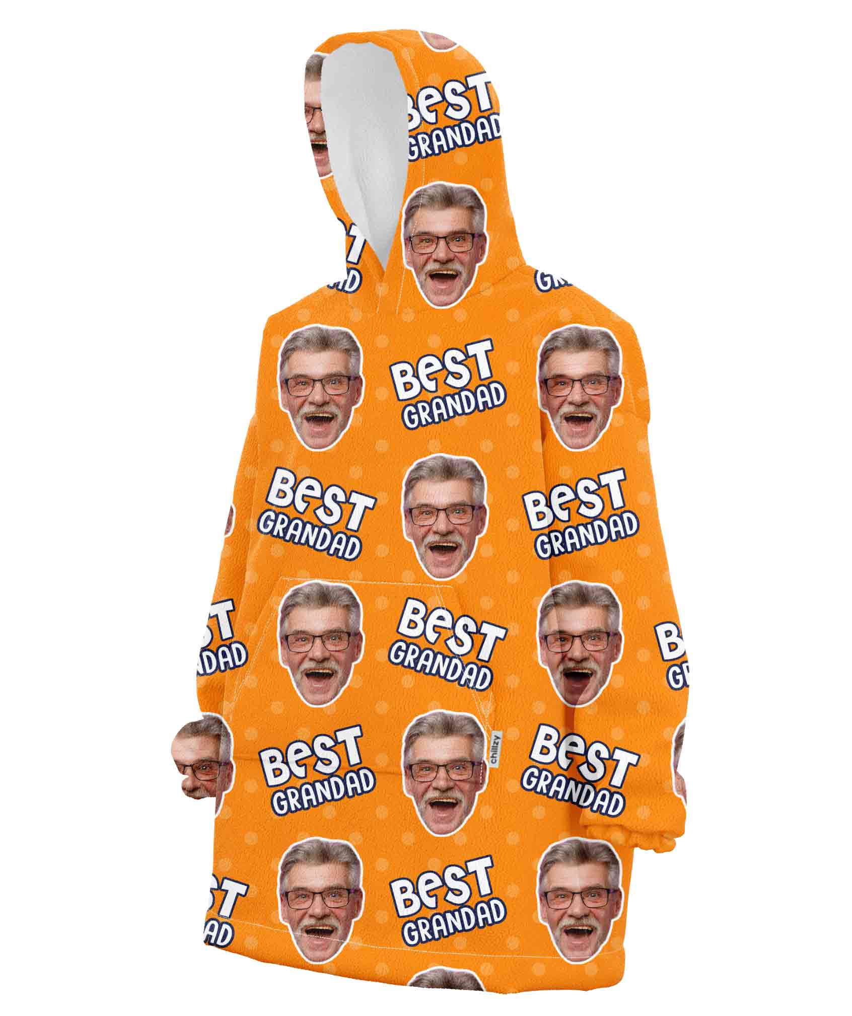 Best Grandad Hoodie Blanket