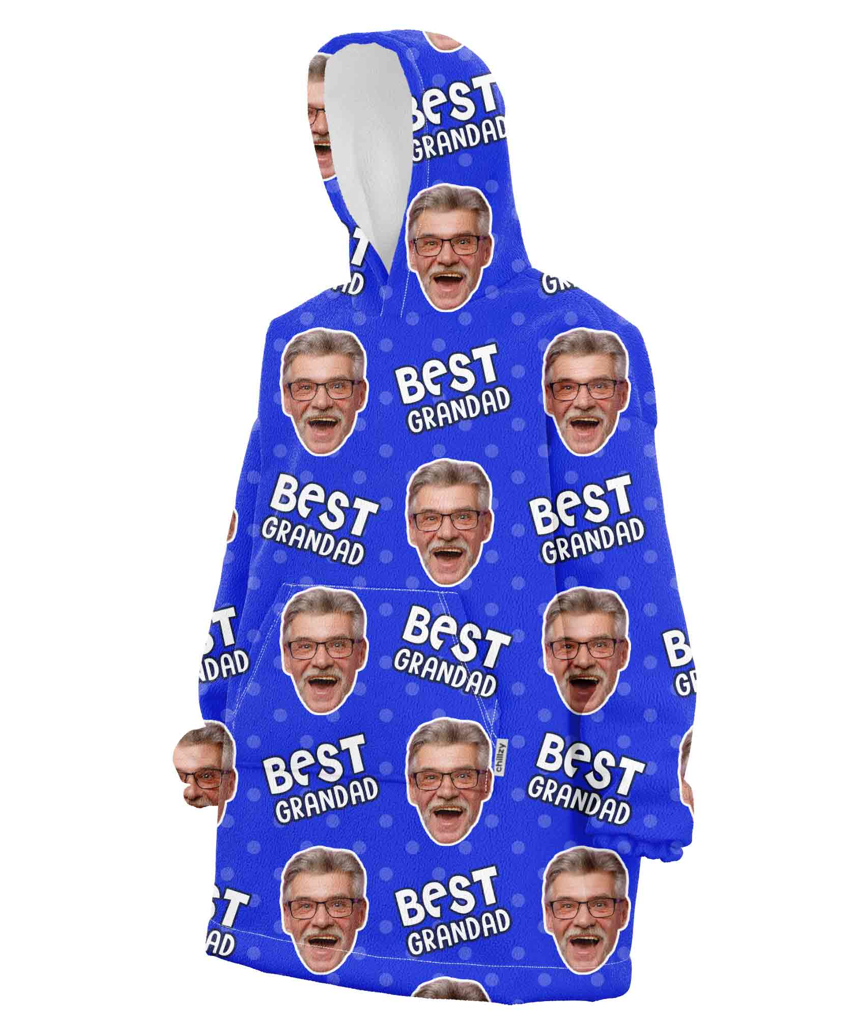 Best Grandad Hoodie Blanket