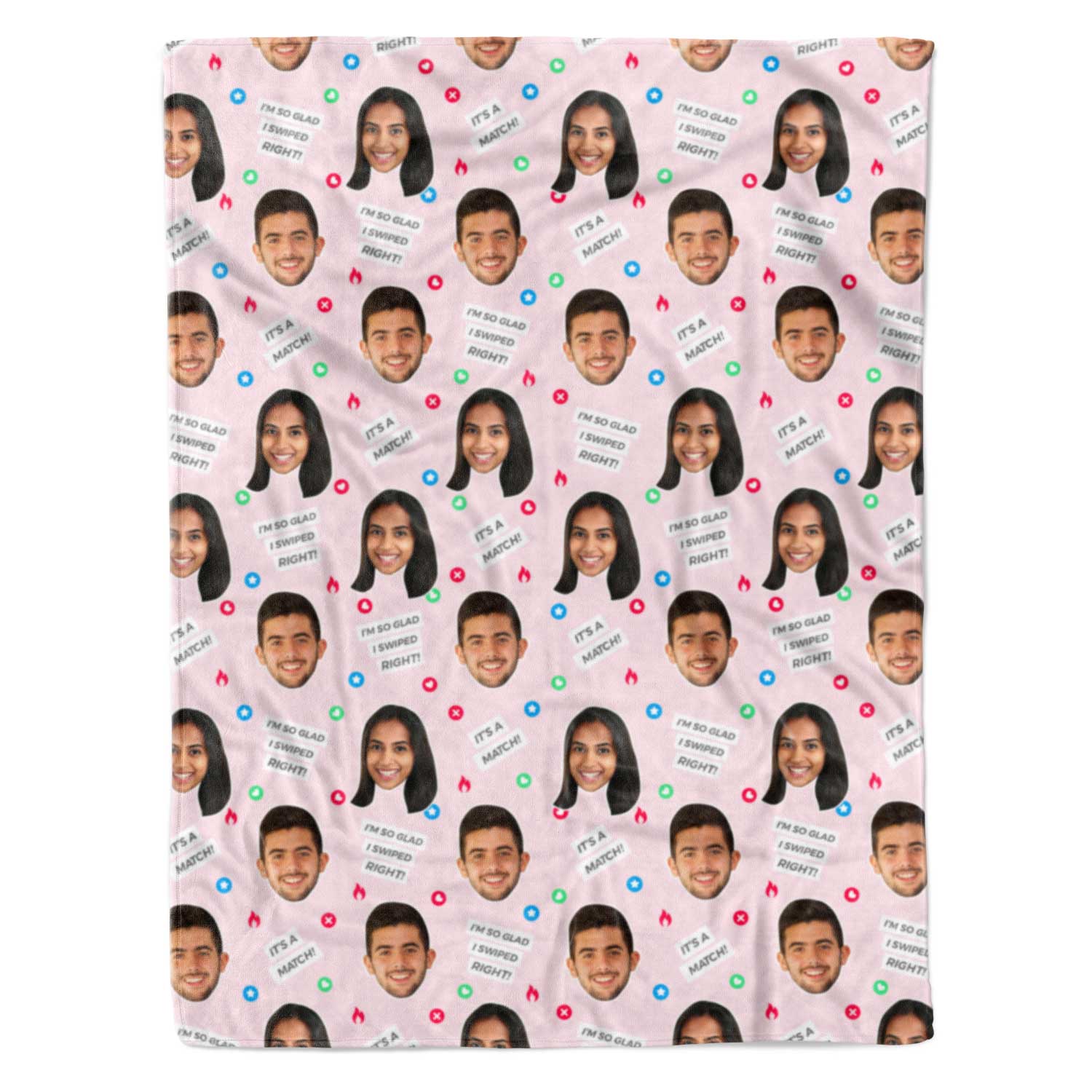 Tinder Personalised Blanket