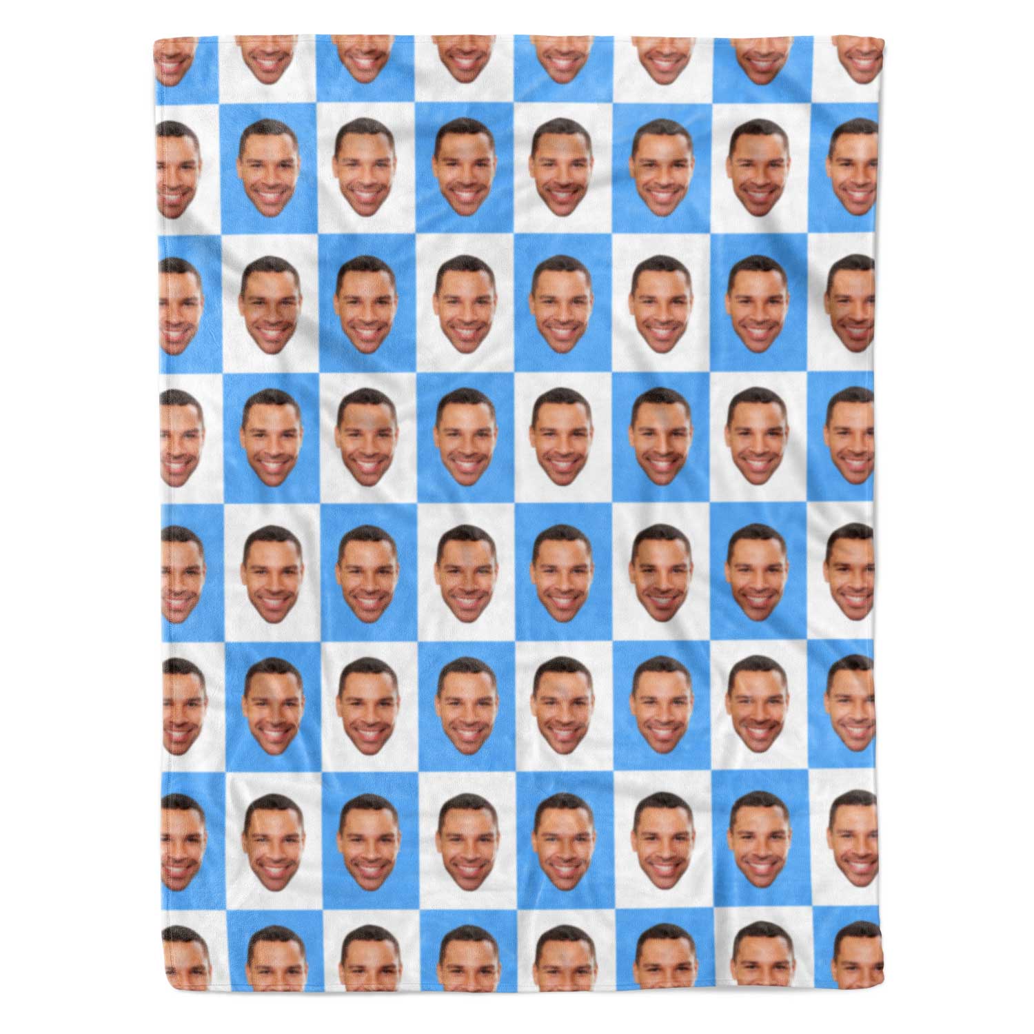 Chequered Personalised Blanket