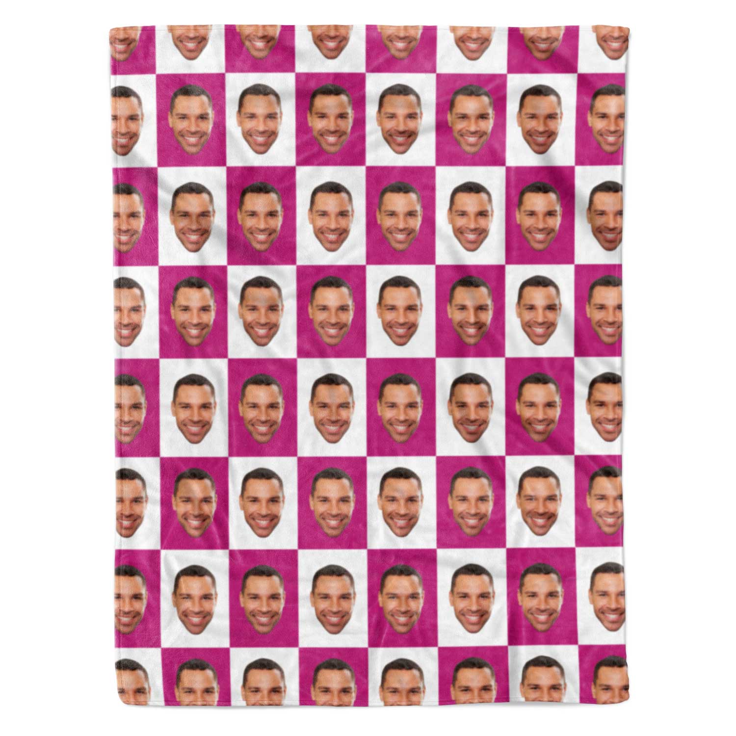 Chequered Personalised Blanket