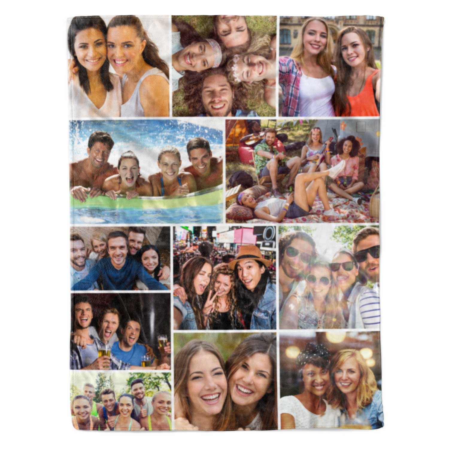 Photo Collage Personalised Blanket