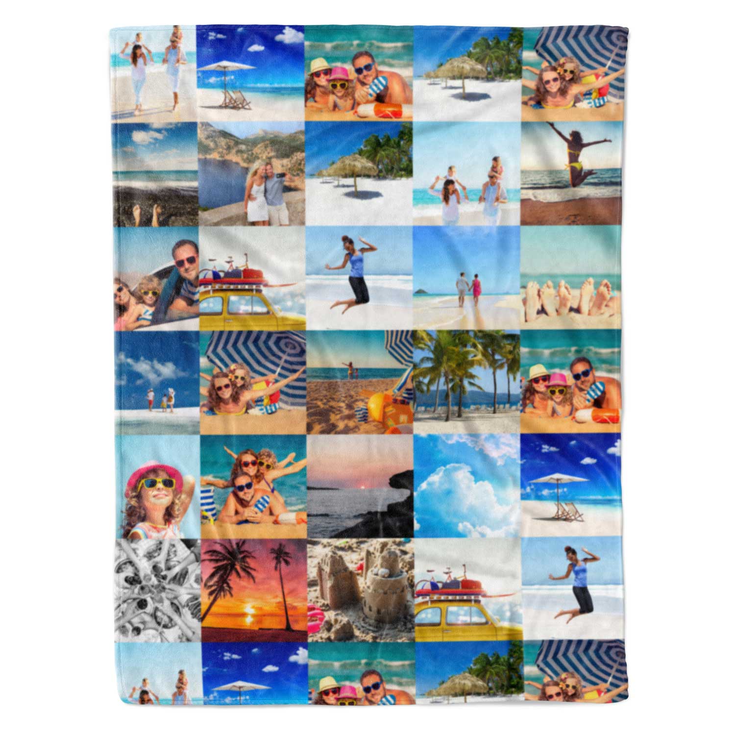 All Over Photo Collage Personalised Blanket