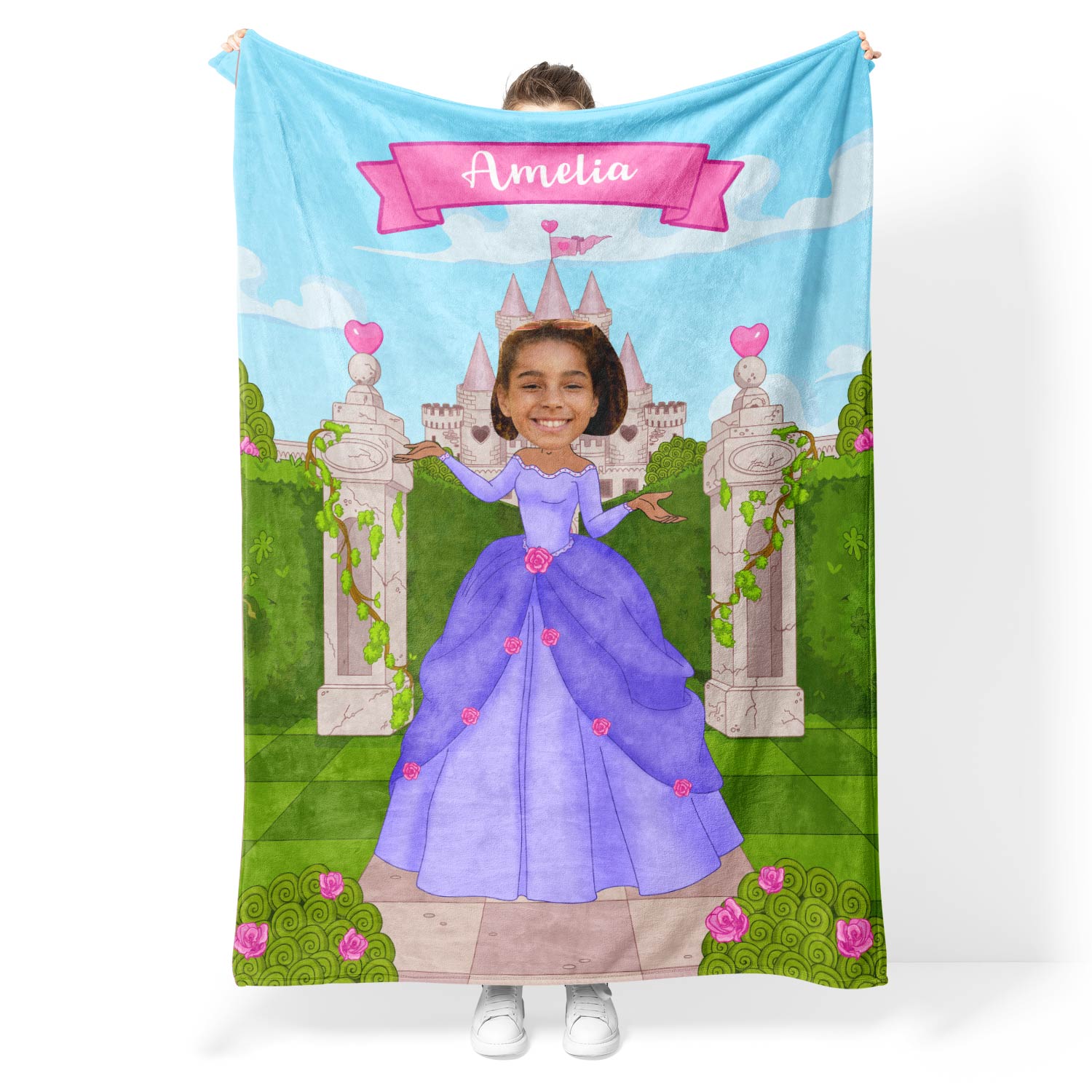 Princess (Name) Personalised Blanket
