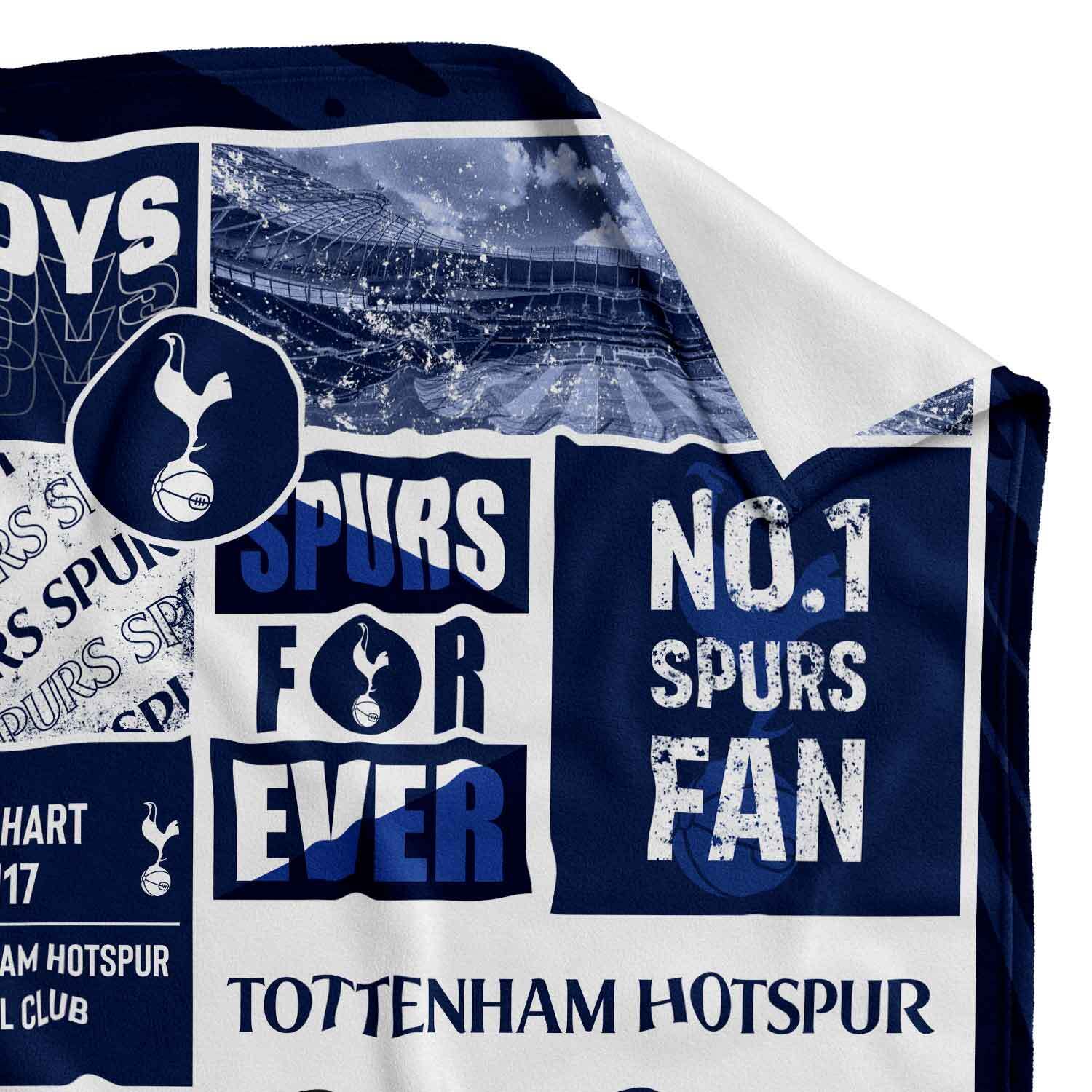 Spurs Personalised Blanket