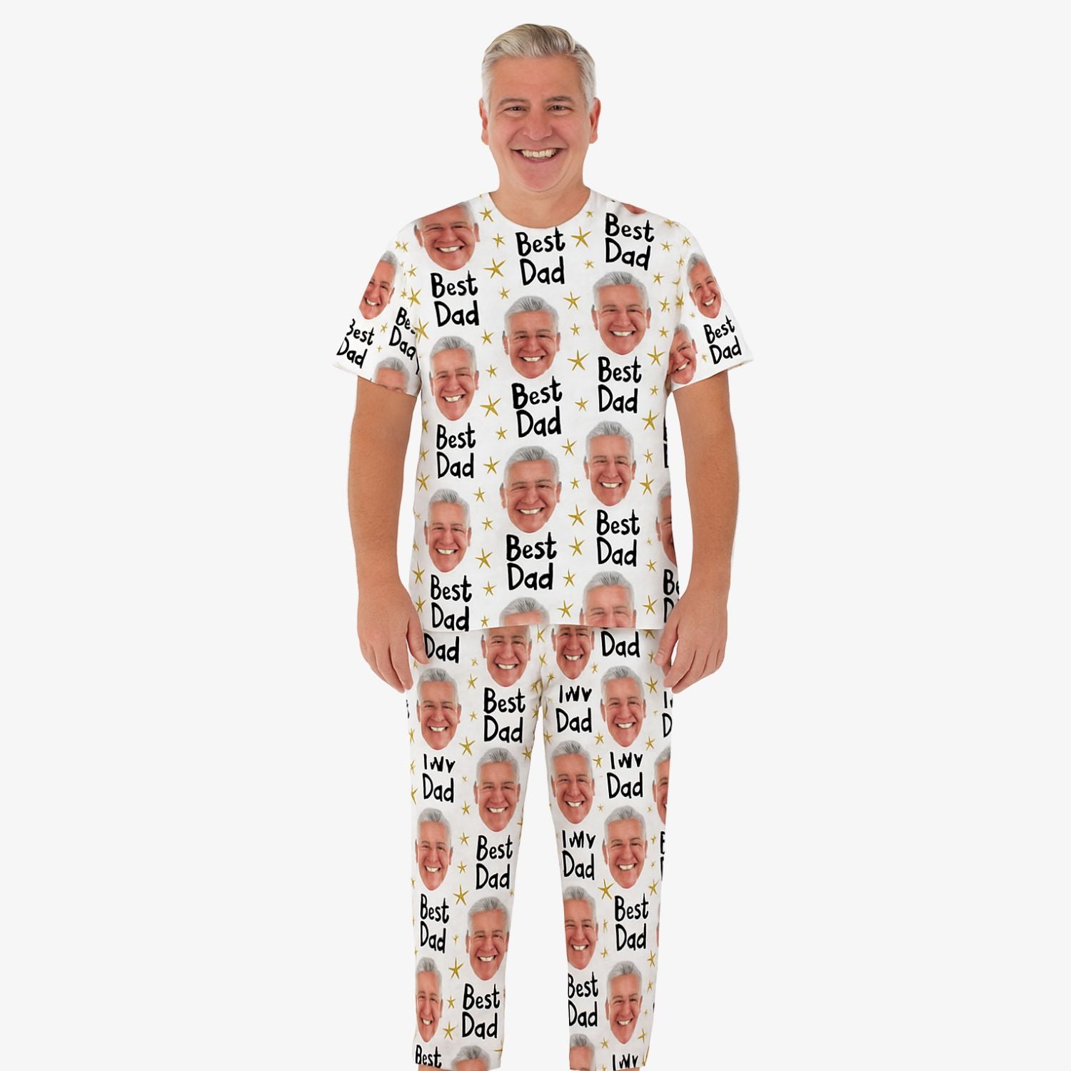 best dad fathers day personalised pyjamas