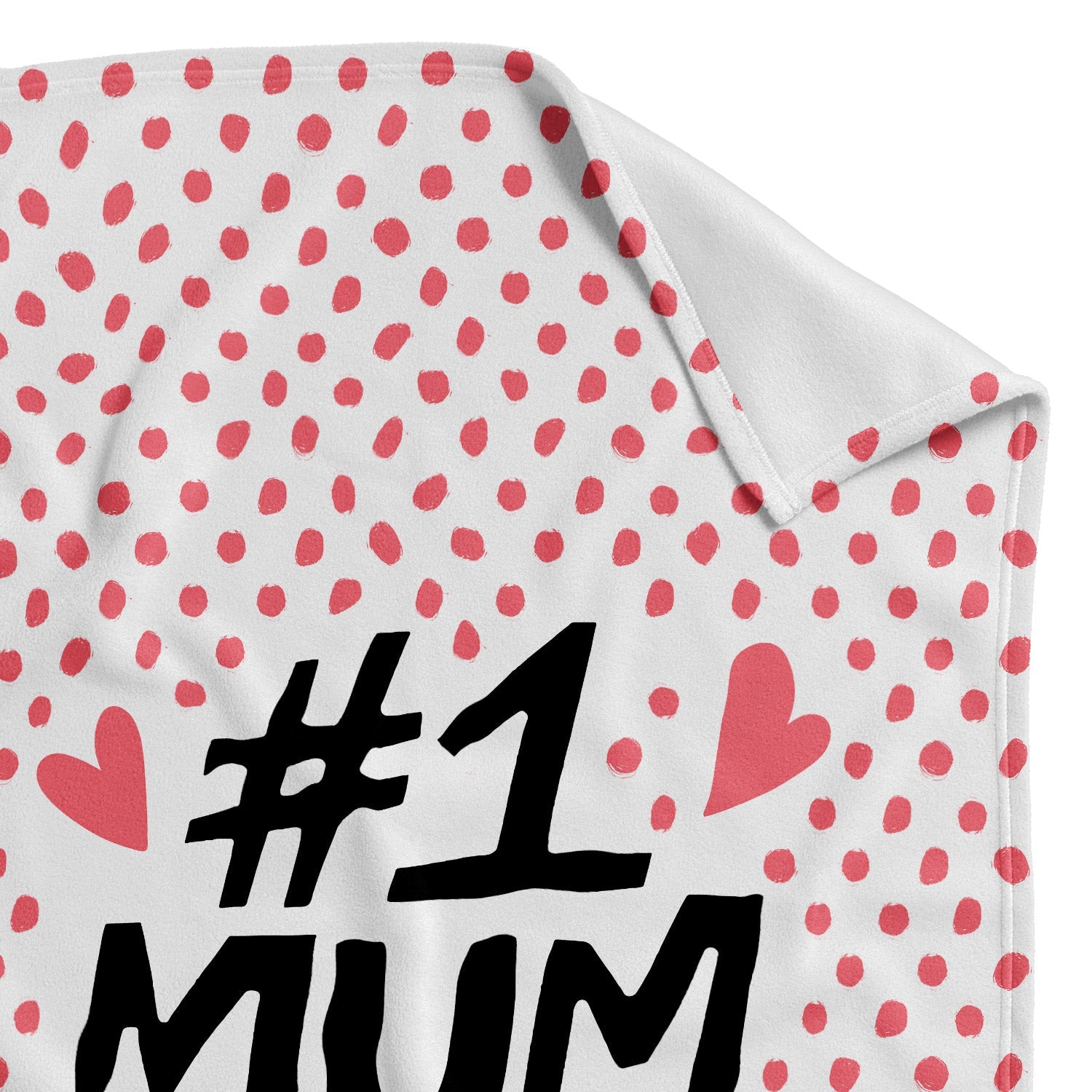 number 1 personalised blanket