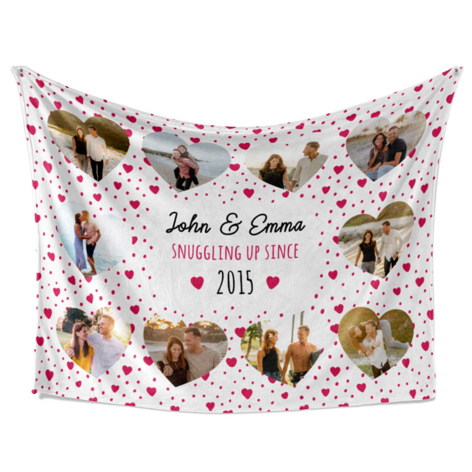 *Name* & *Name* Snuggling Up Since *Year* Personalised Blanket