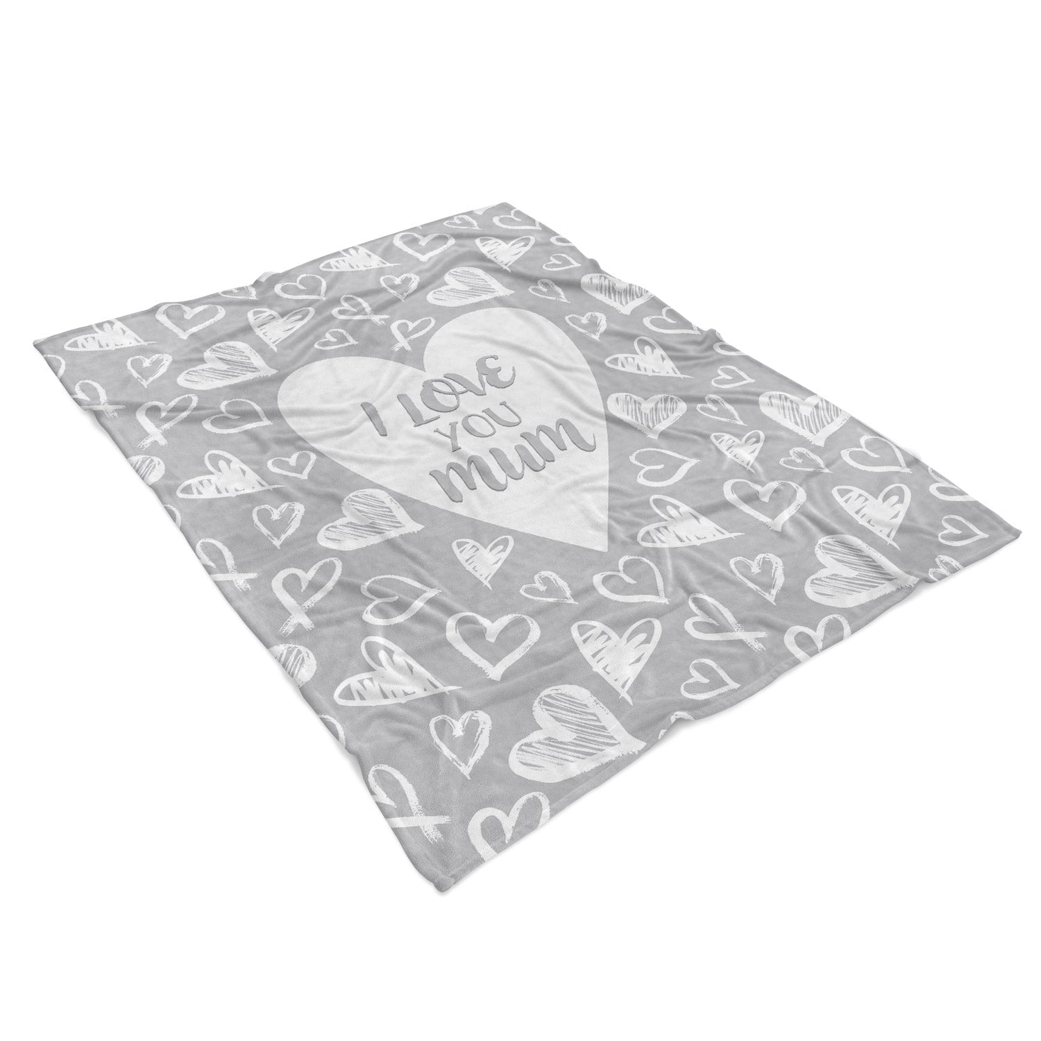 I Love You Mum Fleece Blanket