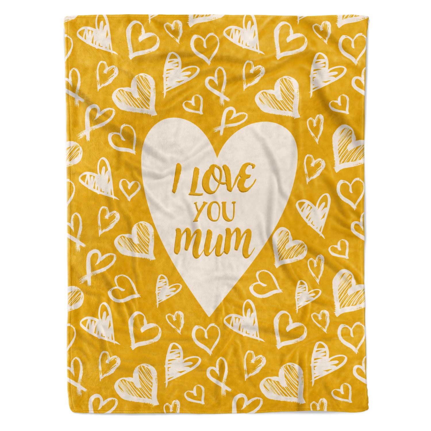 I Love You Mum Fleece Blanket