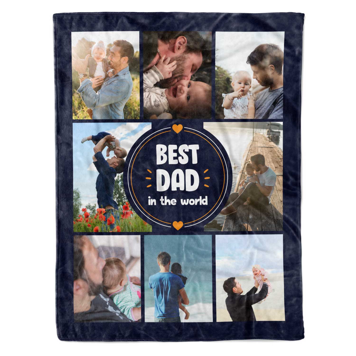 Best Dad In The World Personalised Blanket
