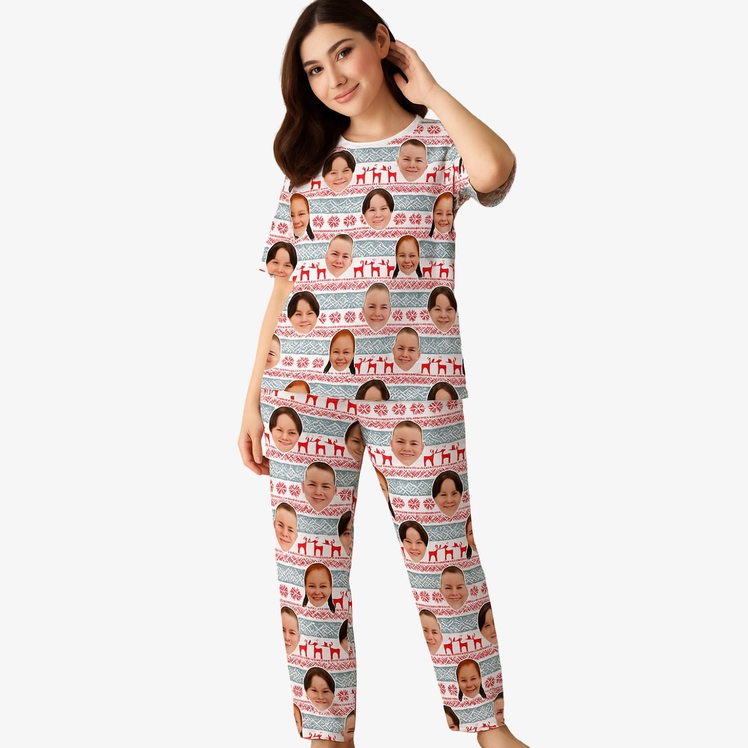 Women's Nordic Christmas Pyjamas - Trouser Set