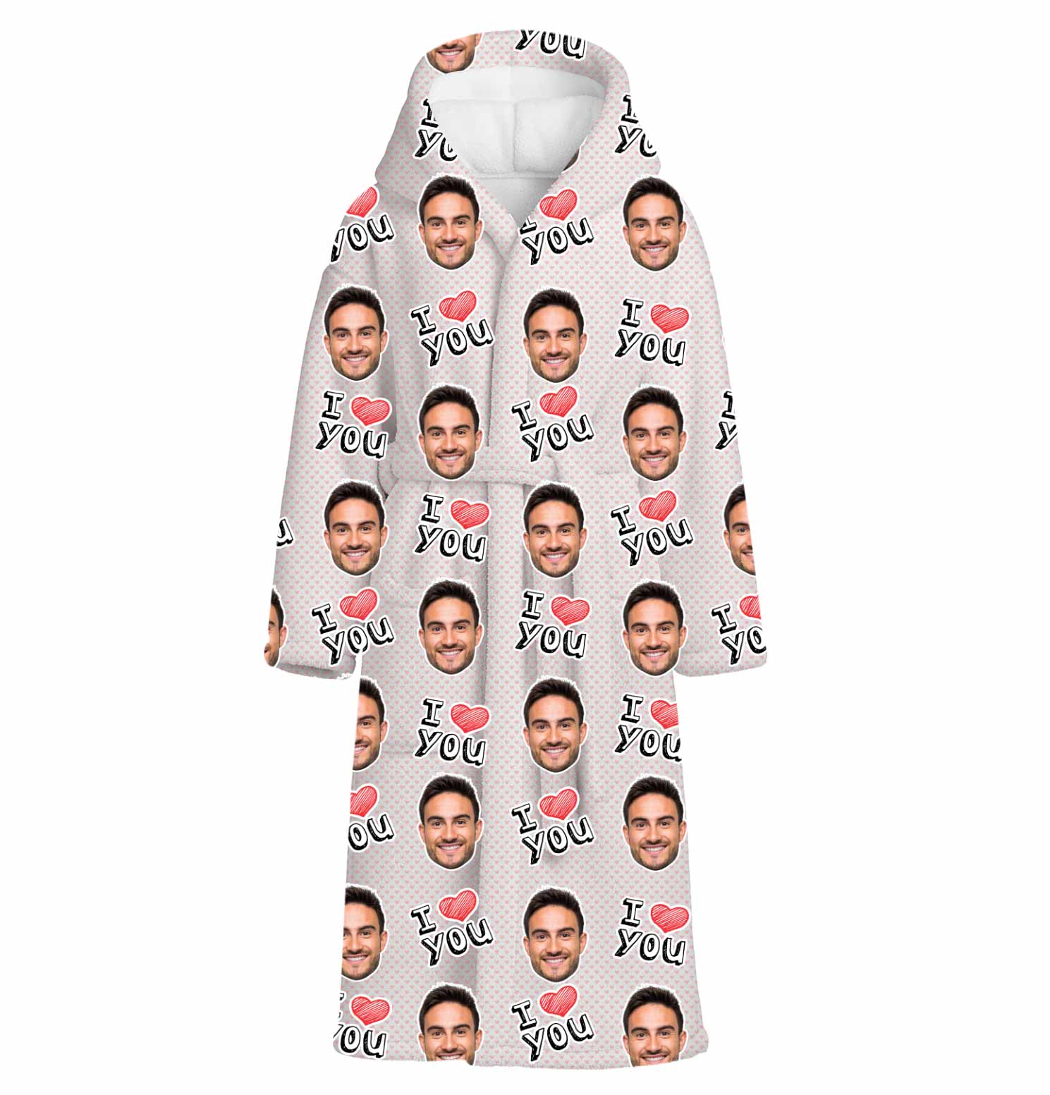 I Heart You Personalised Dressing Gown