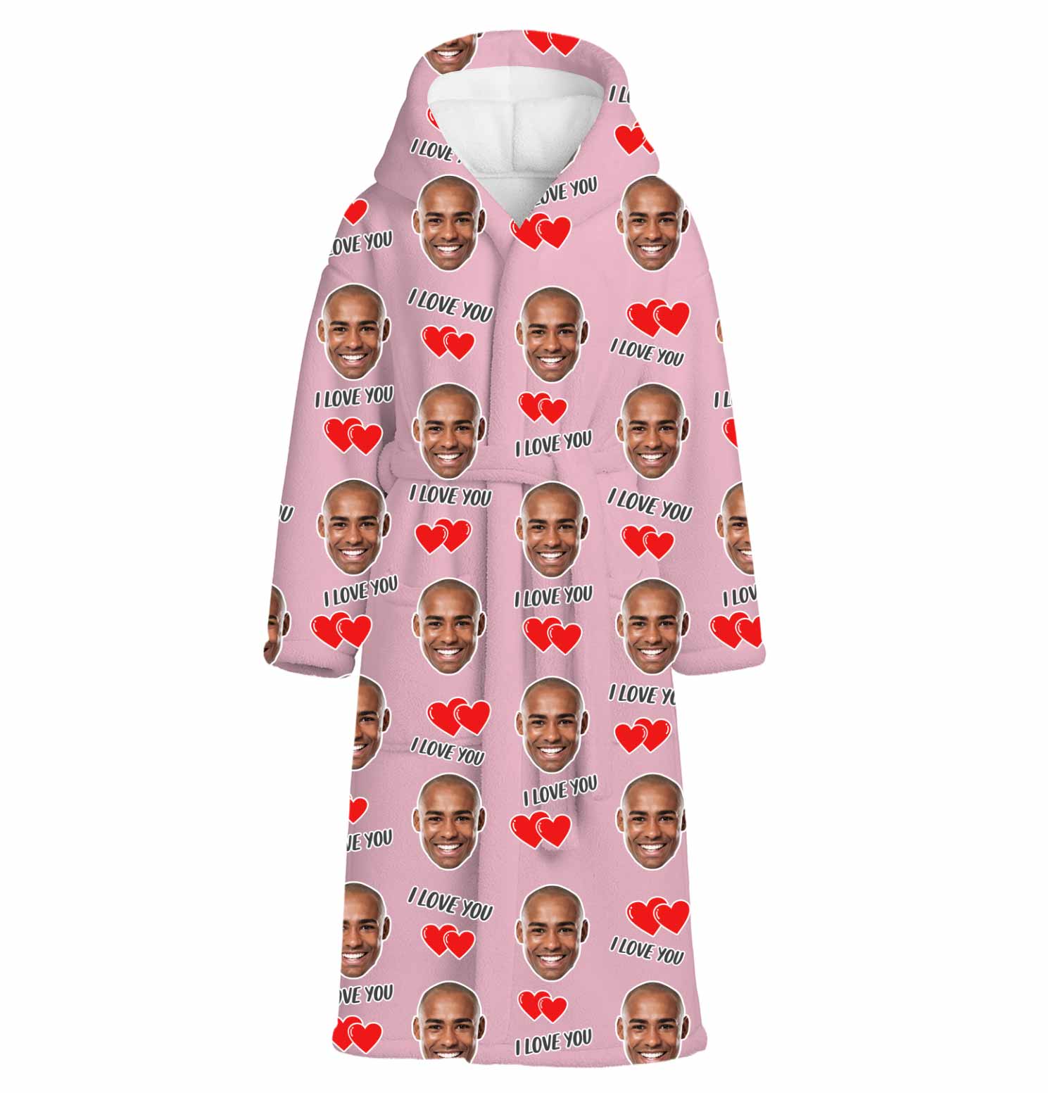 I Love You Personalised Dressing Gown