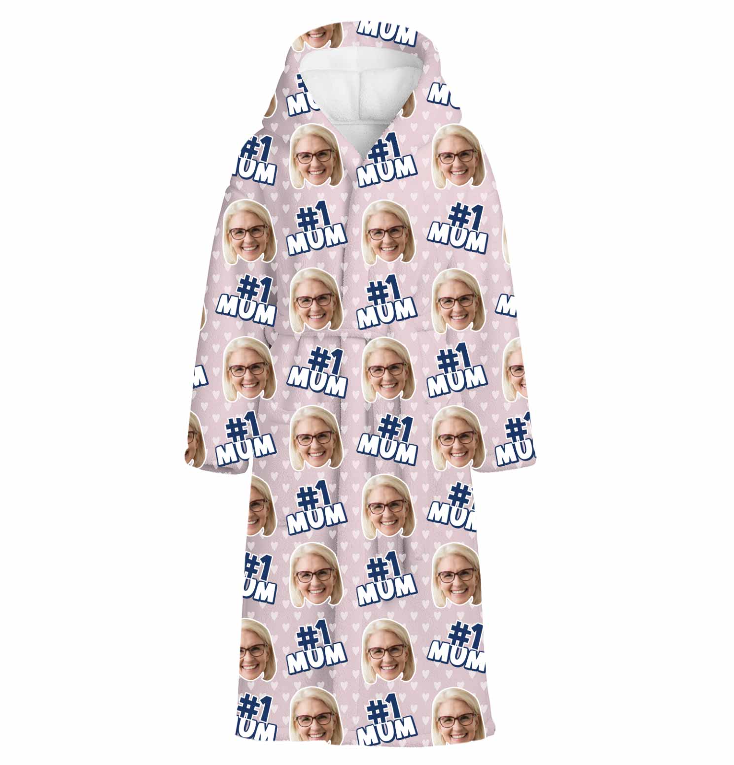 Number 1 Mum Personalised Dressing Gown