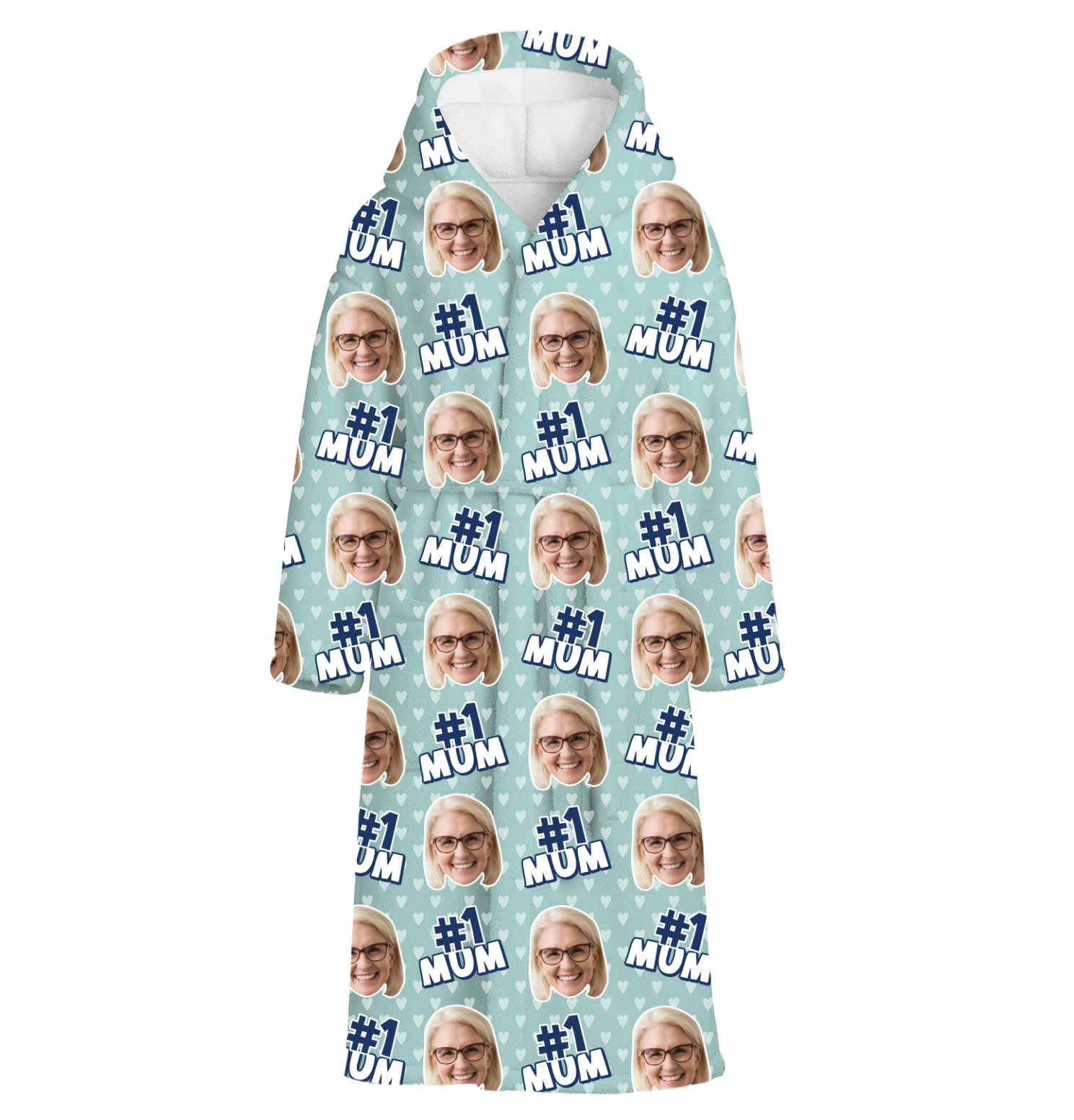 Number 1 Mum Personalised Dressing Gown