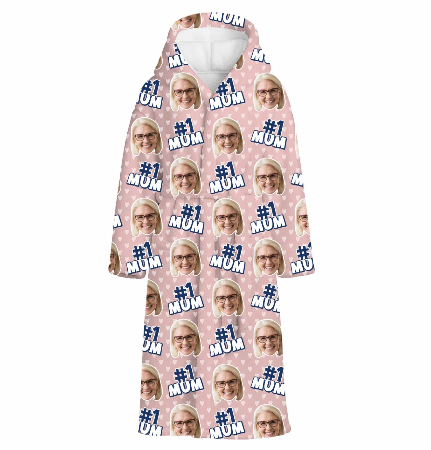Number 1 Mum Personalised Dressing Gown