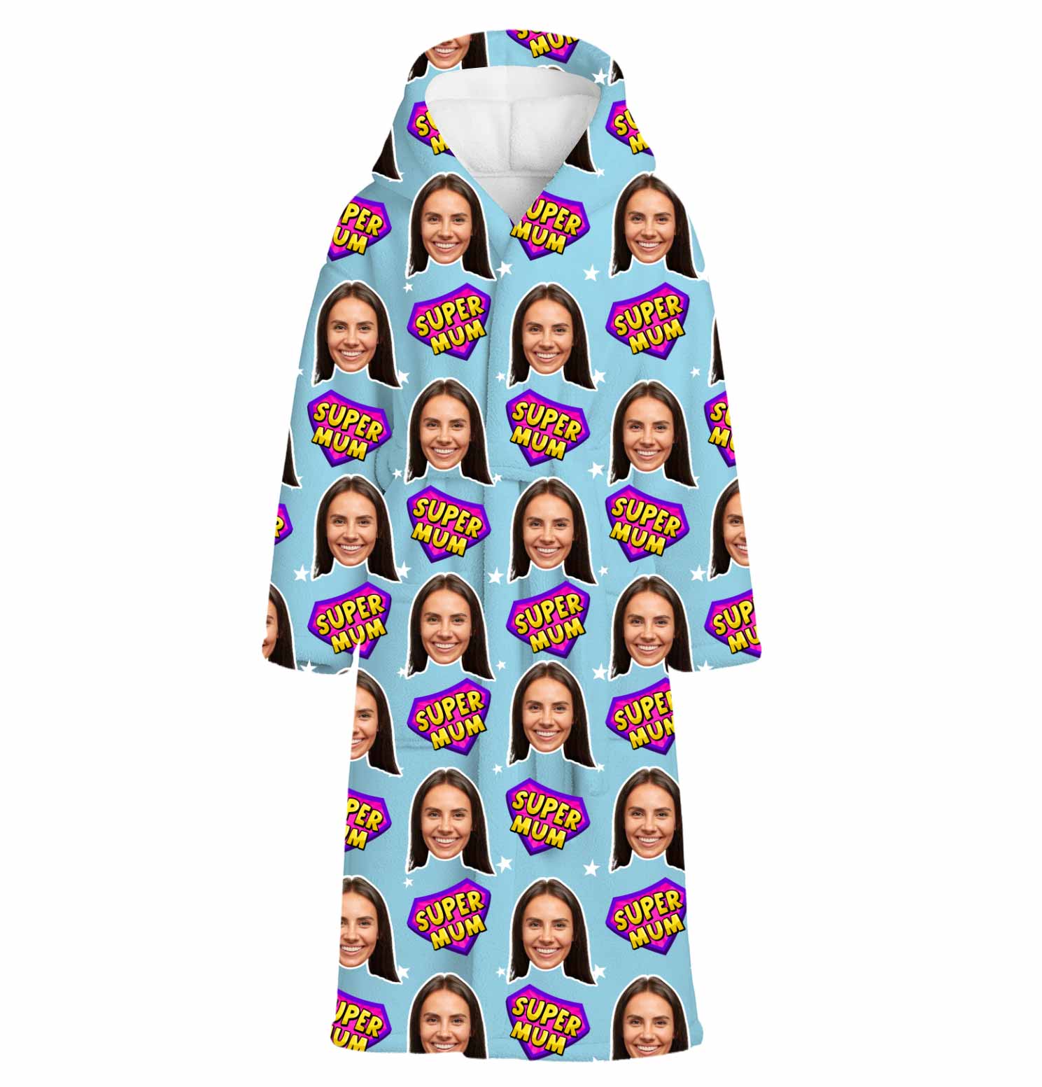 Super Mum Personalised Dressing Gown