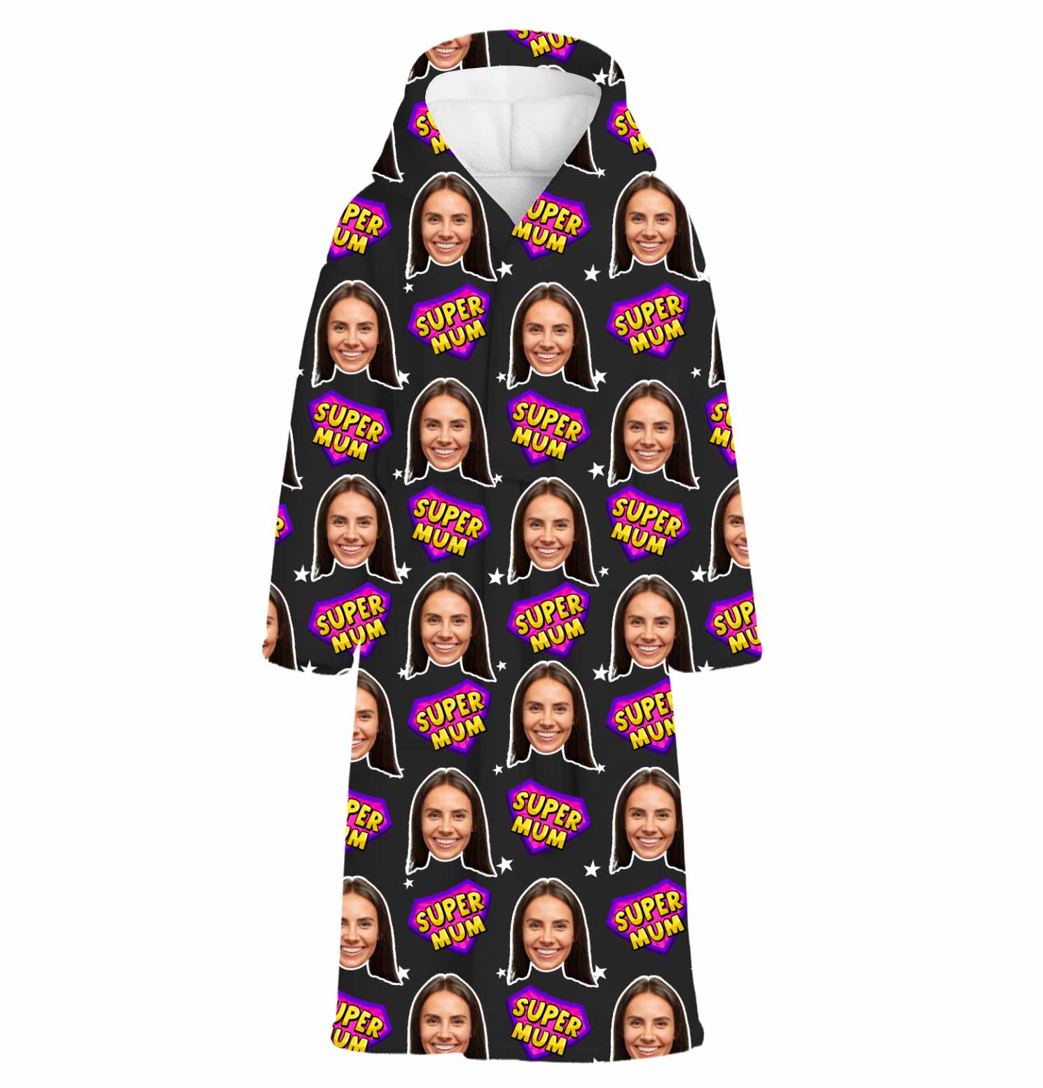 Super Mum Personalised Dressing Gown