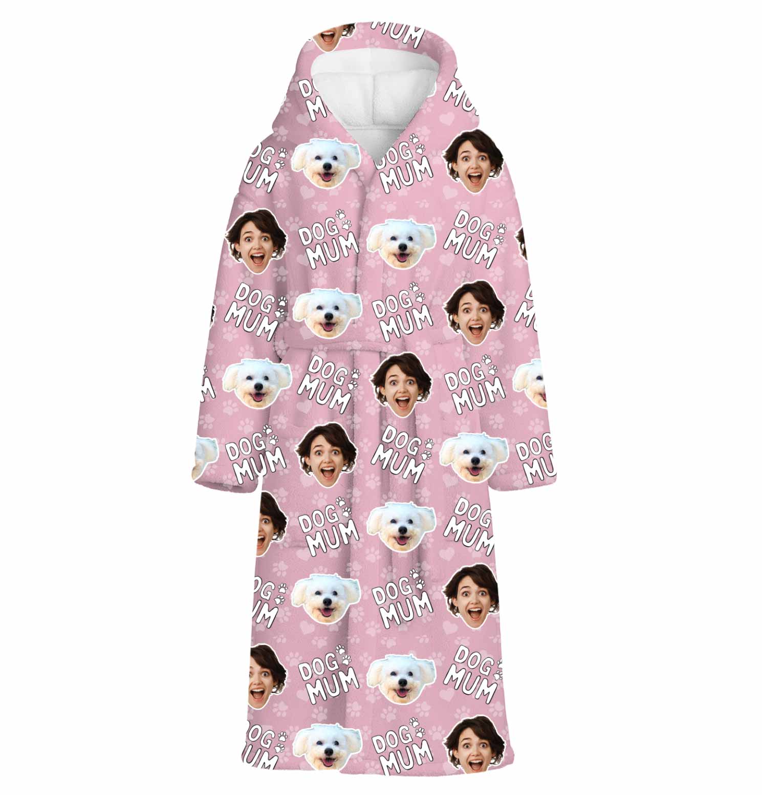 Dog Mum Personalised Dressing Gown