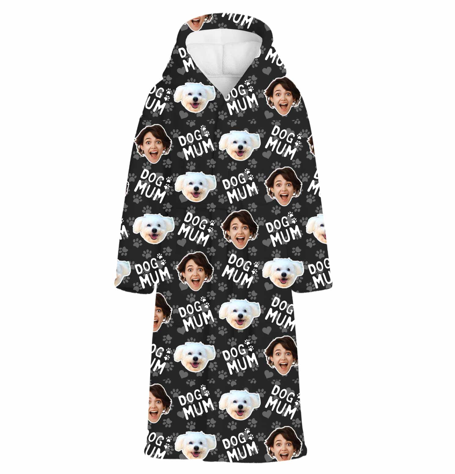 Dog Mum Personalised Dressing Gown