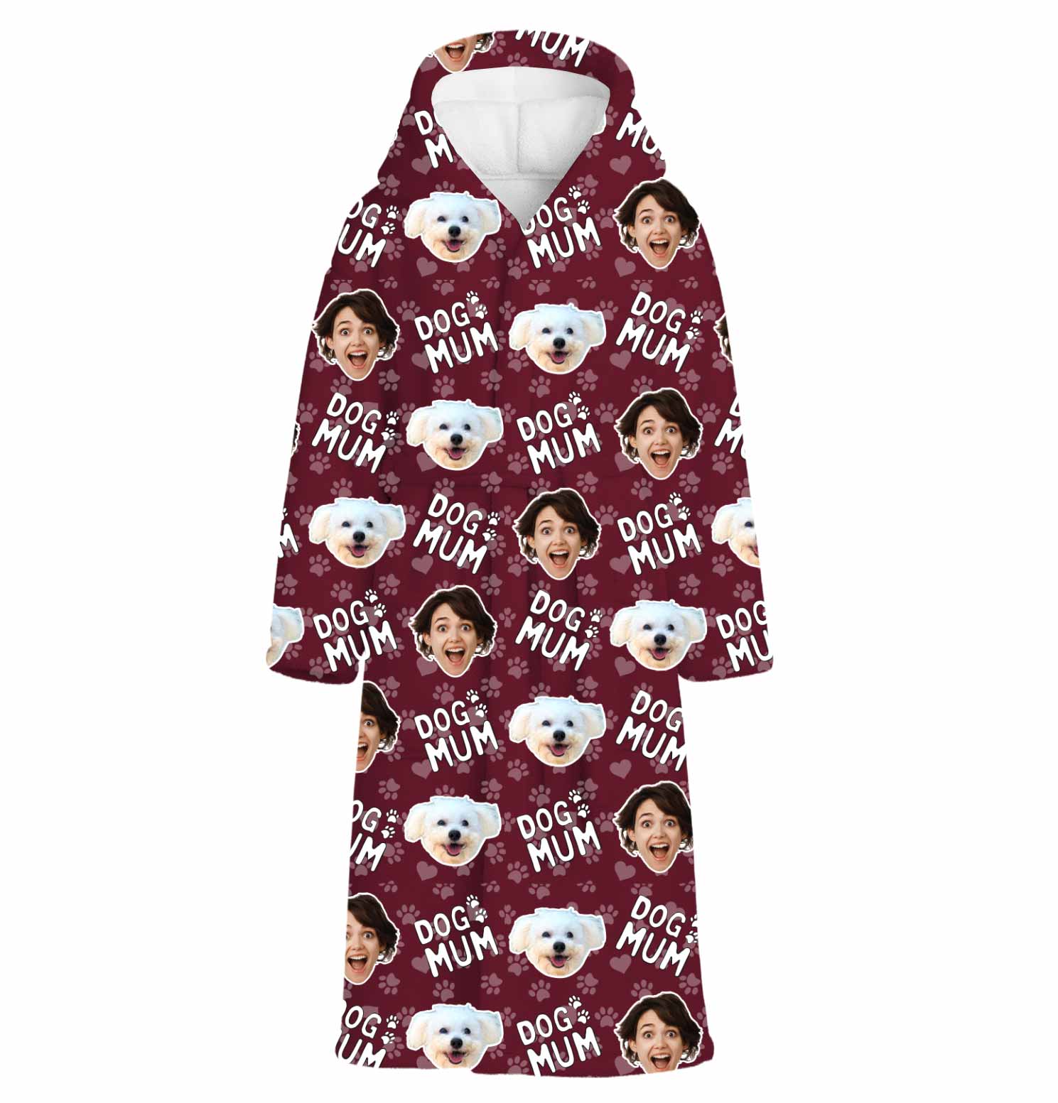 Dog Mum Personalised Dressing Gown