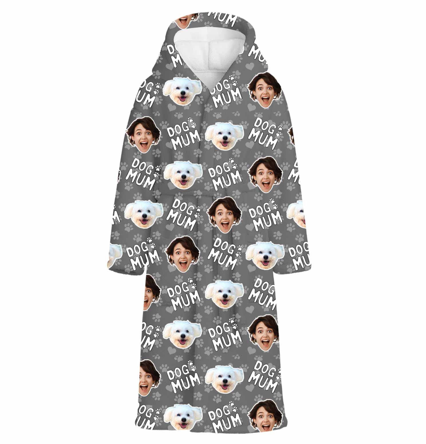 Dog Mum Personalised Dressing Gown