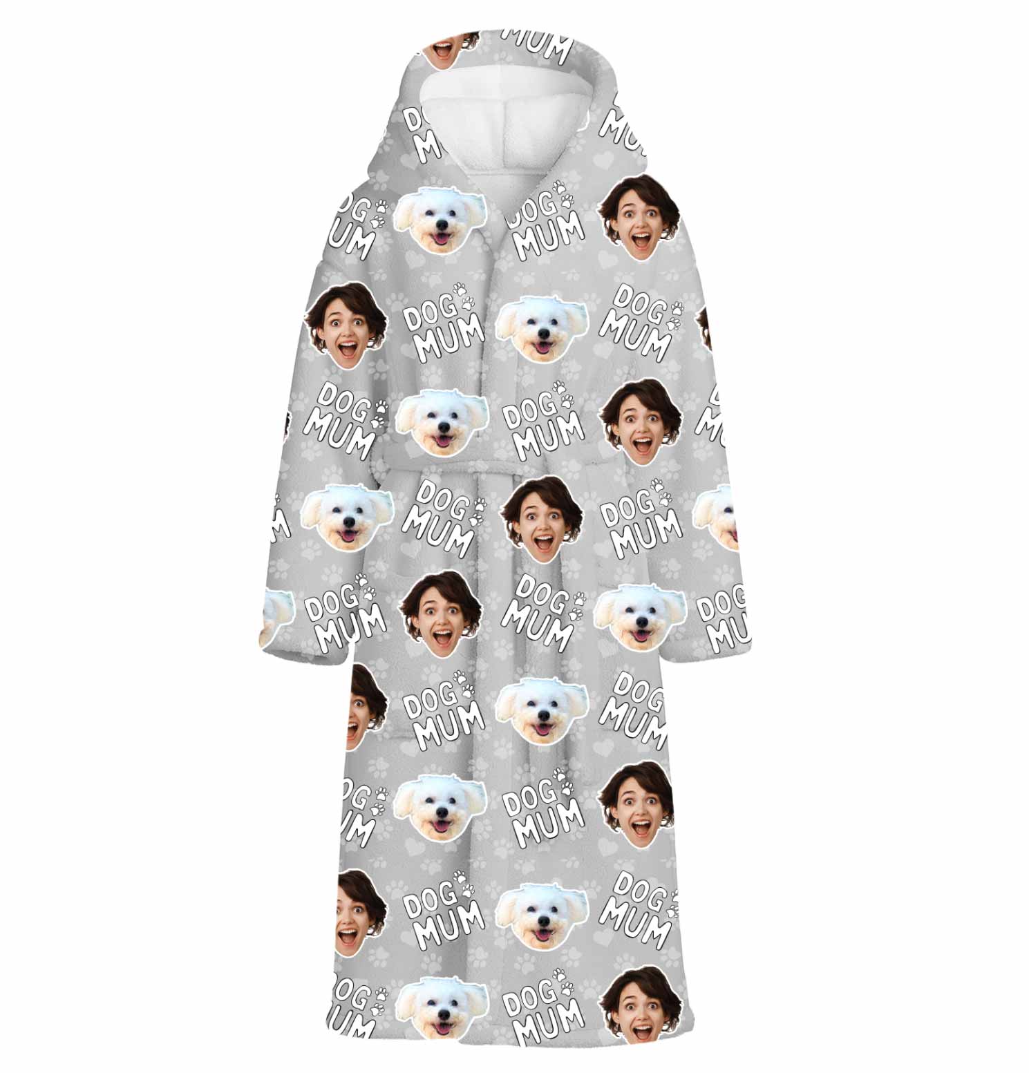 Dog Mum Personalised Dressing Gown