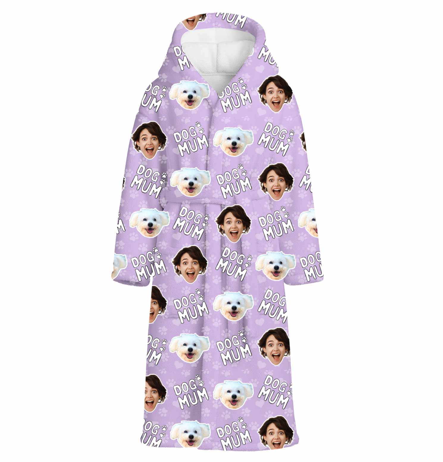 Dog Mum Personalised Dressing Gown