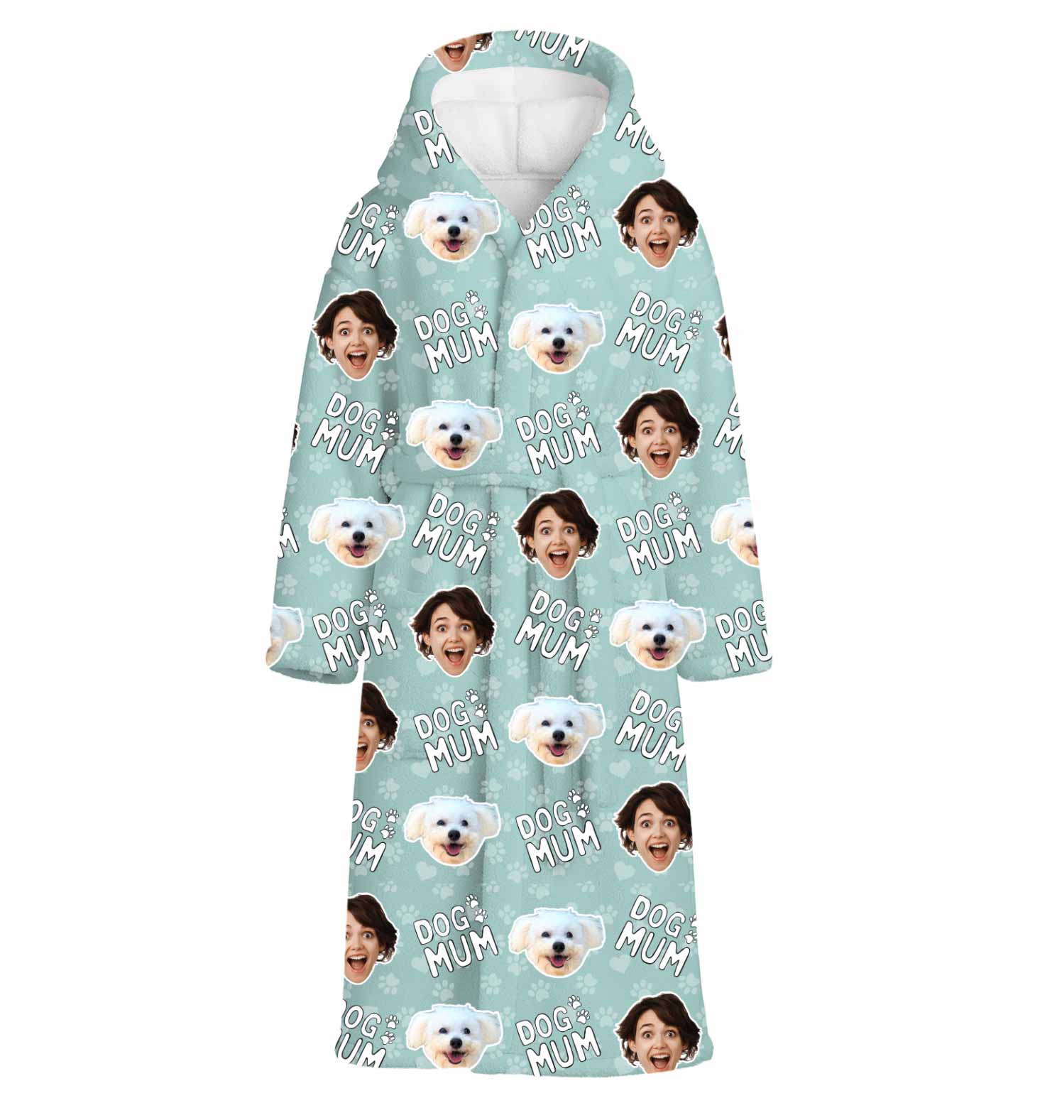 Dog Mum Personalised Dressing Gown