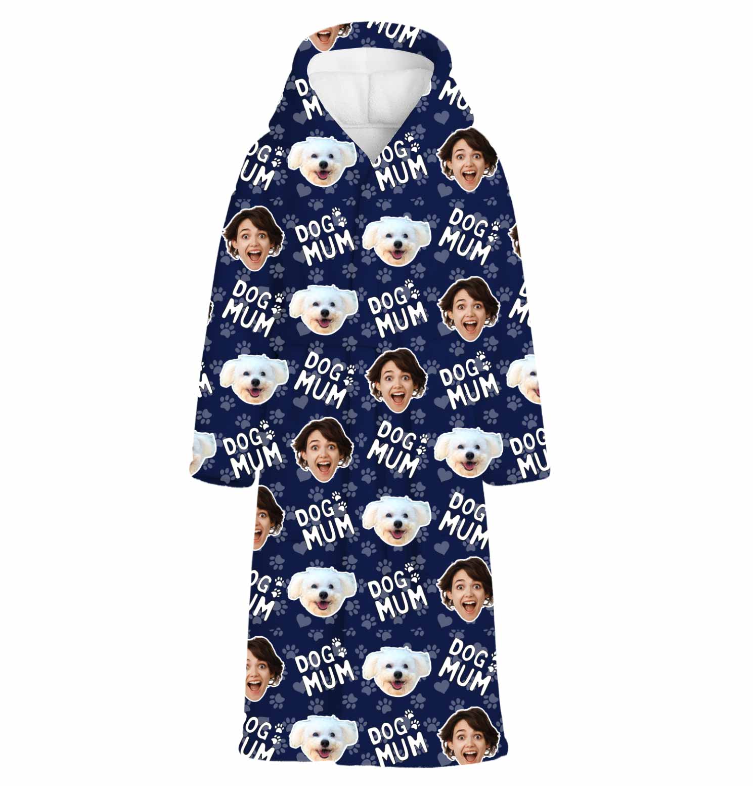Dog Mum Personalised Dressing Gown