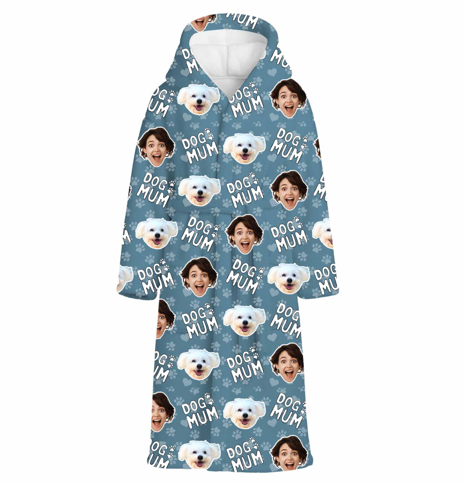 Dog Mum Personalised Dressing Gown