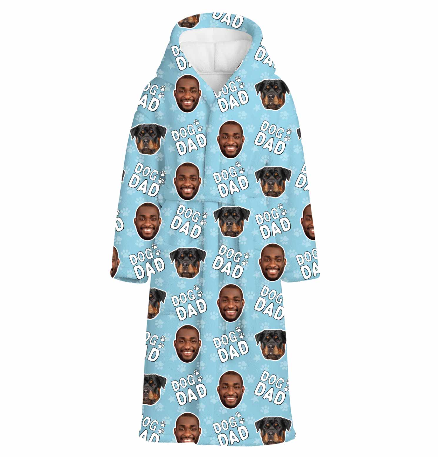 Dog Dad Personalised Dressing Gown