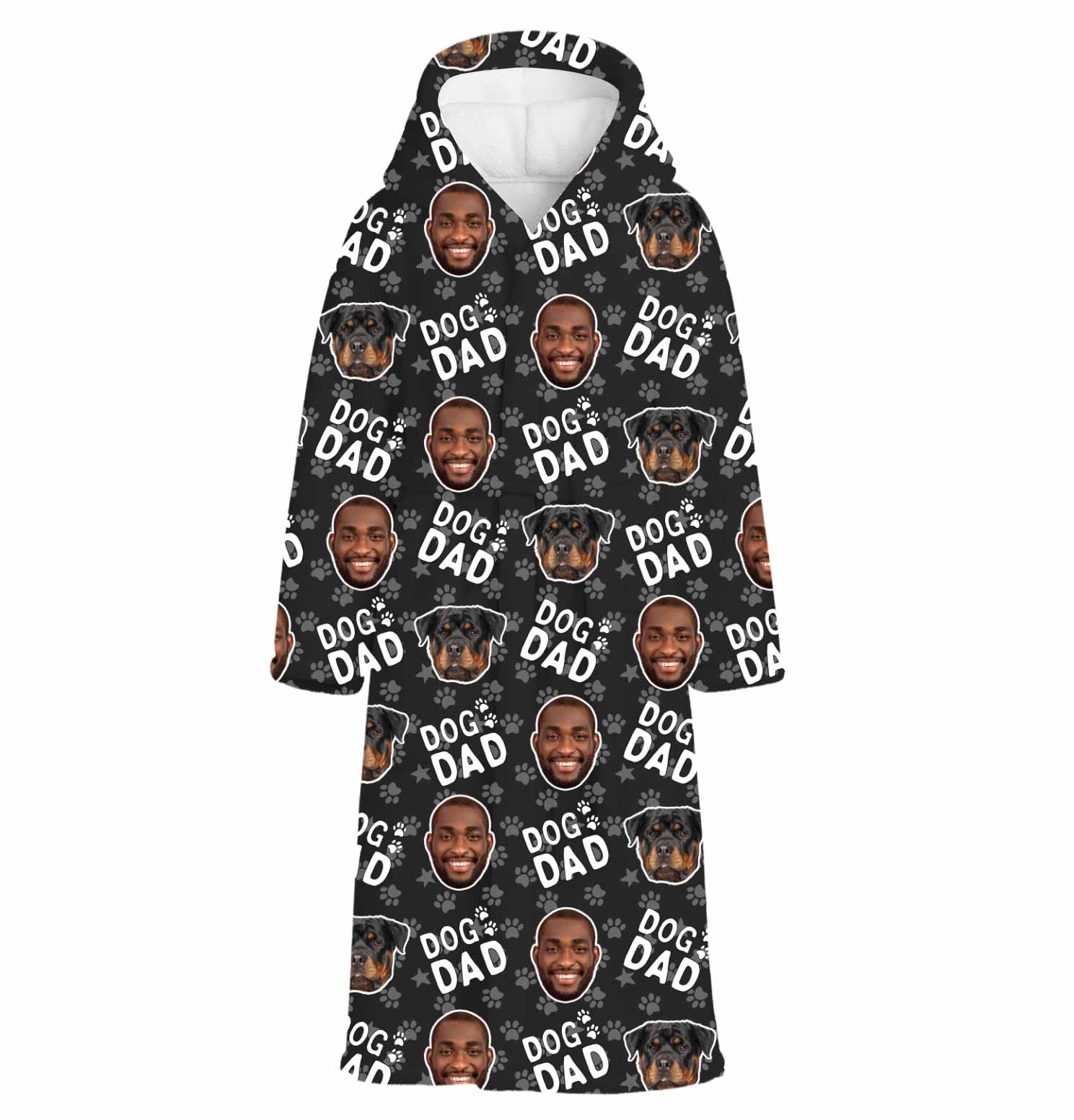 Dog Dad Personalised Dressing Gown
