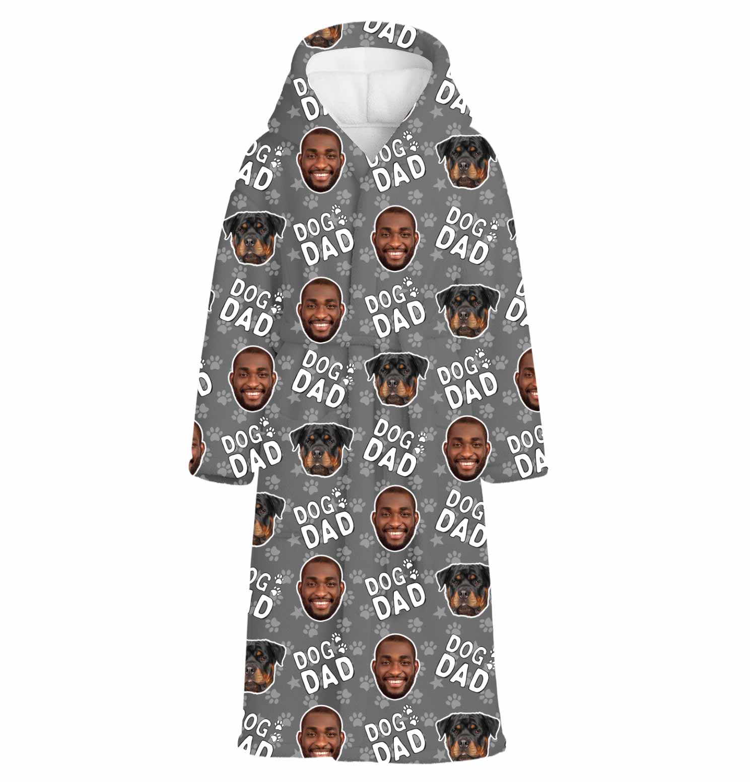 Dog Dad Personalised Dressing Gown