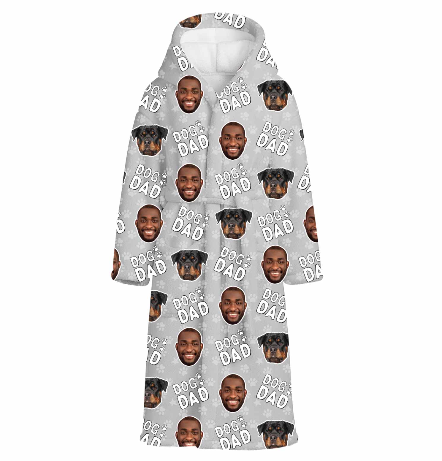 Dog Dad Personalised Dressing Gown