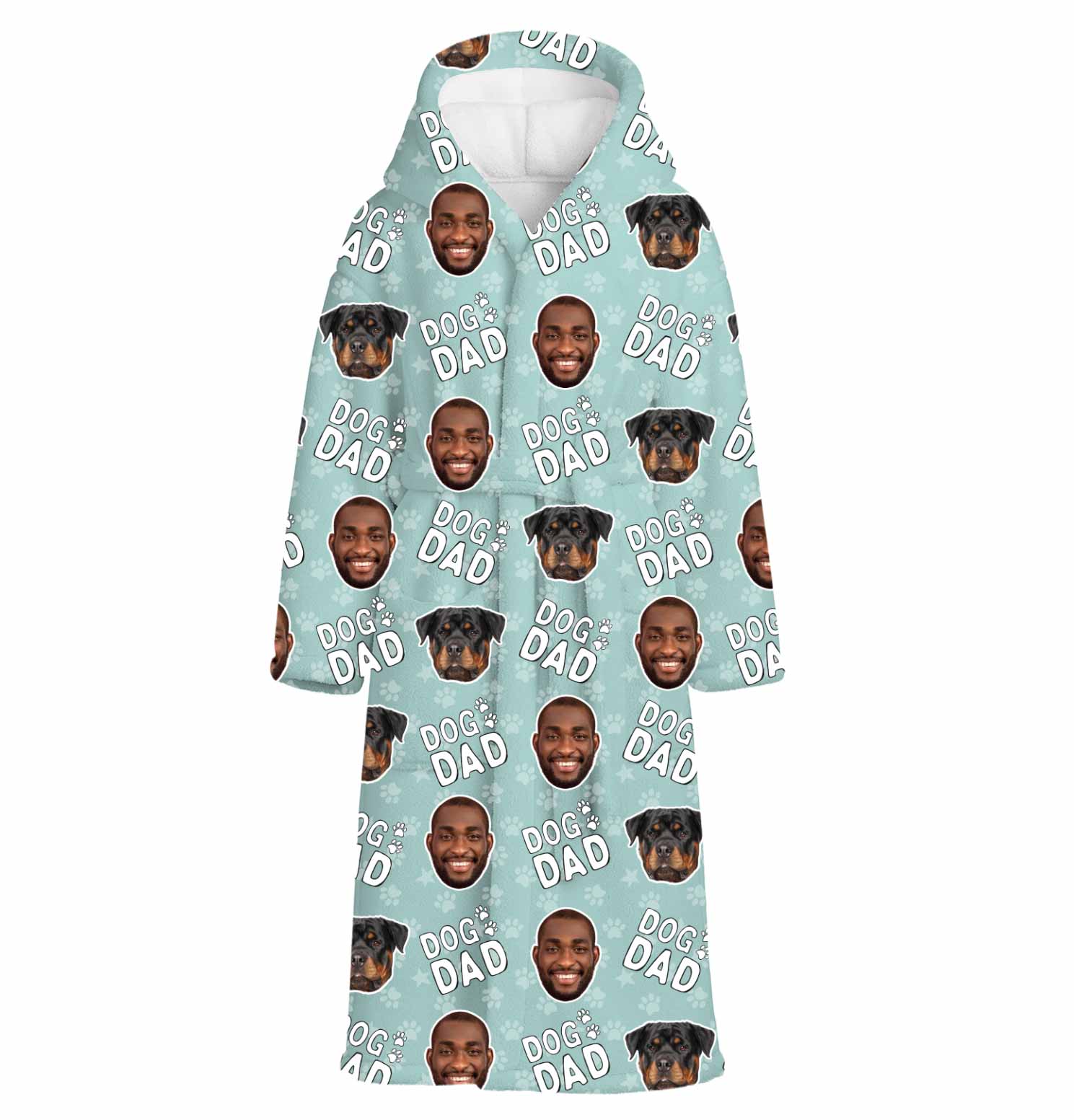 Dog Dad Personalised Dressing Gown
